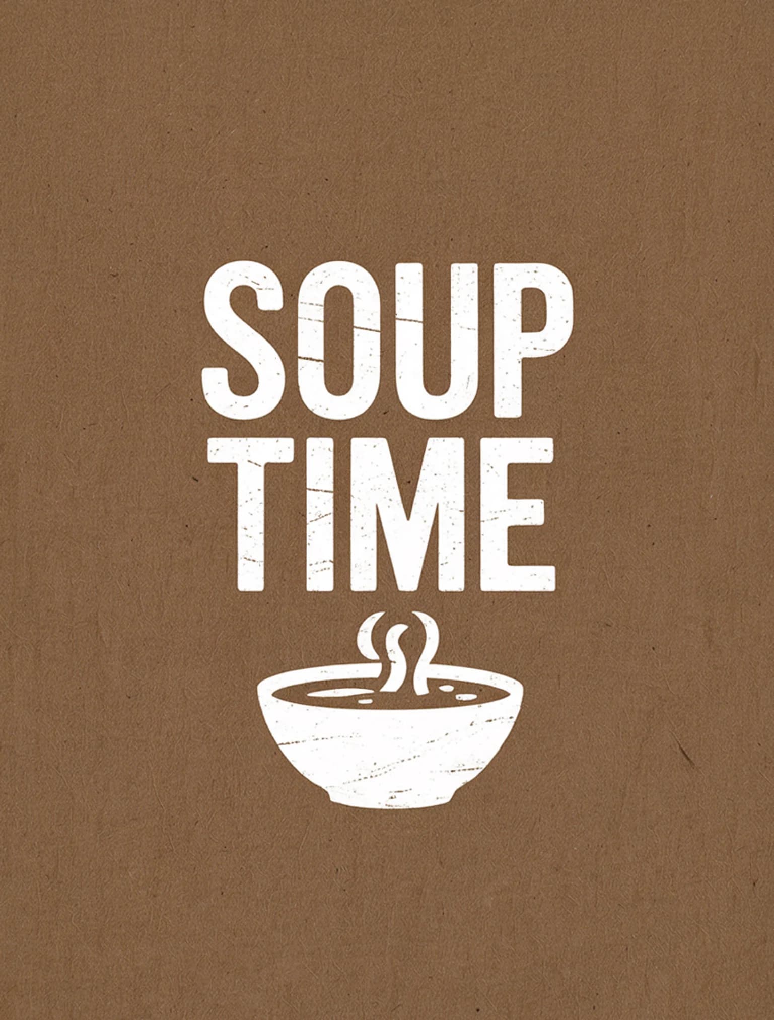 Soup Time White Kraft
