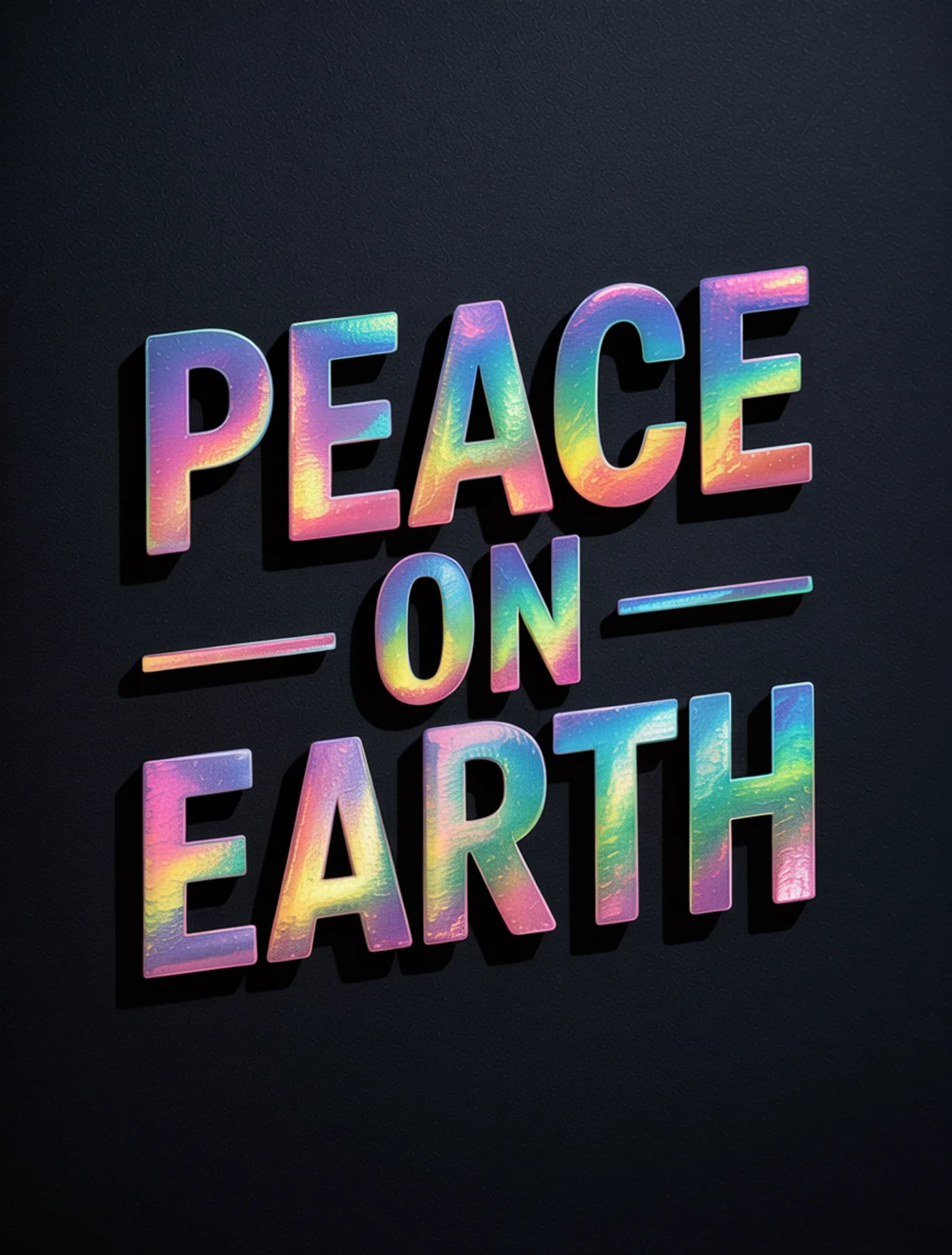 Peace On Earth Holographic