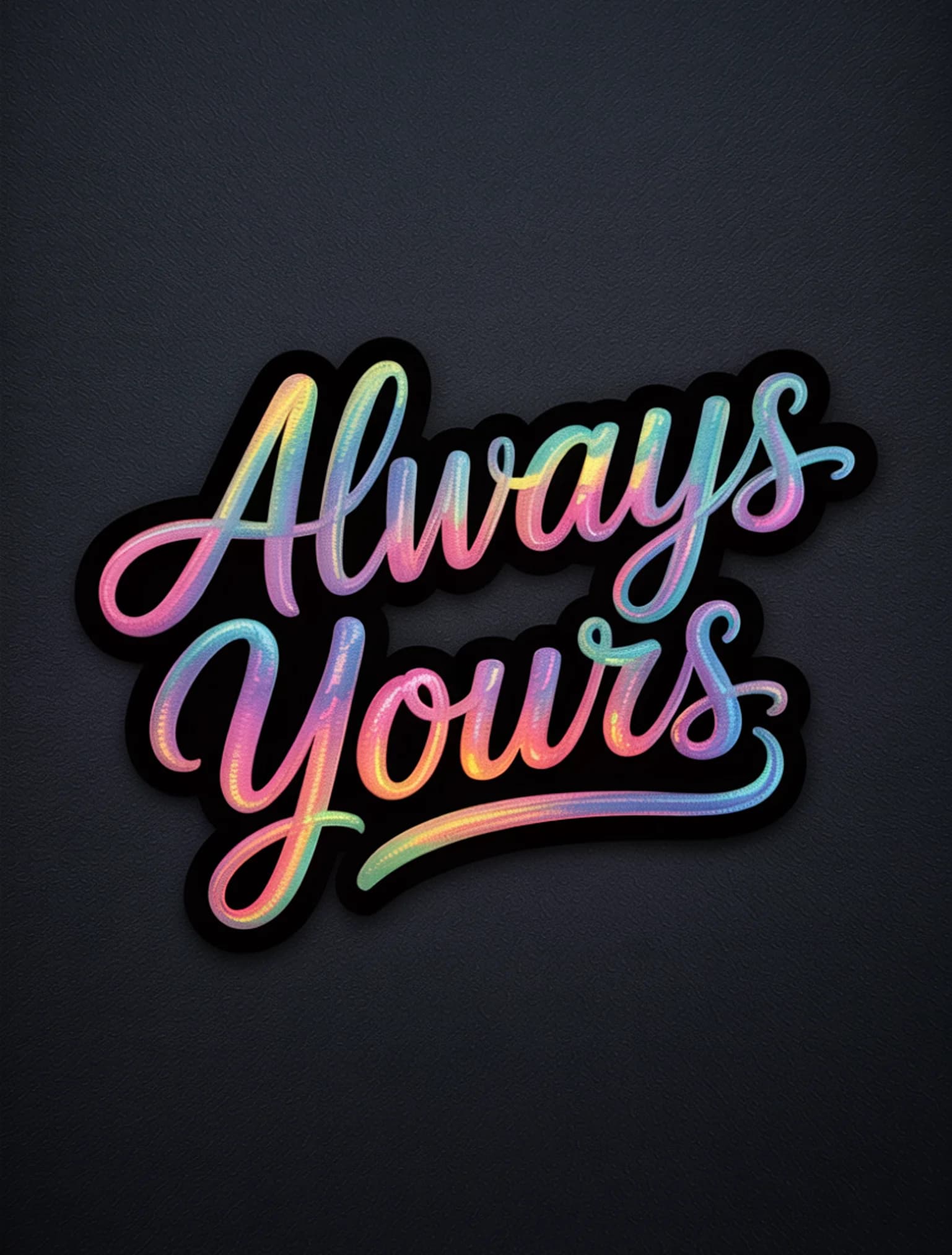 Always Yours Holographic
