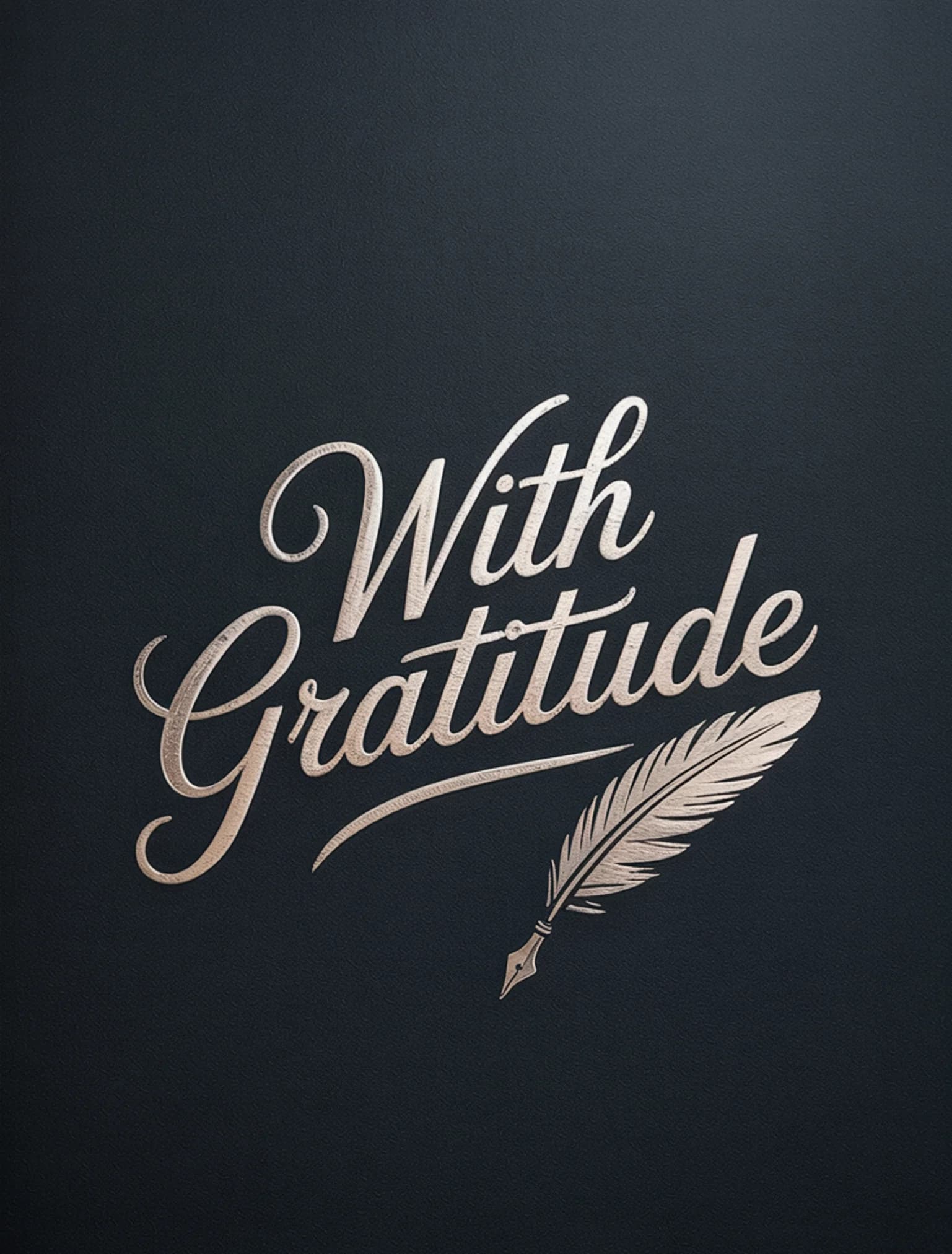 With Gratitude Pewter