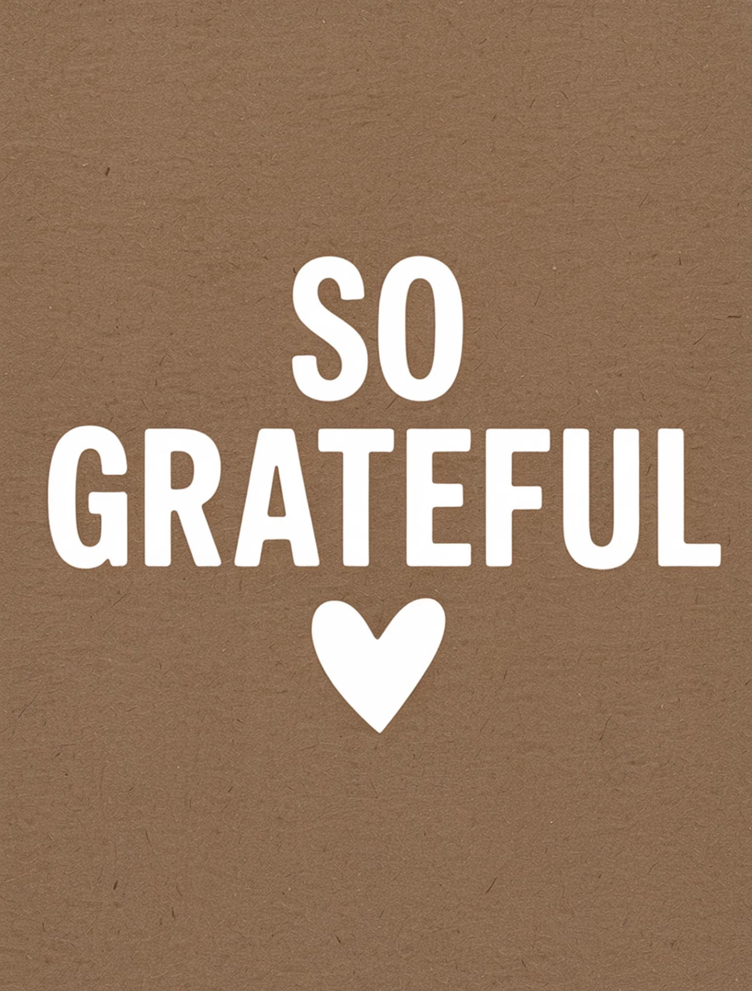 So Grateful White Kraft