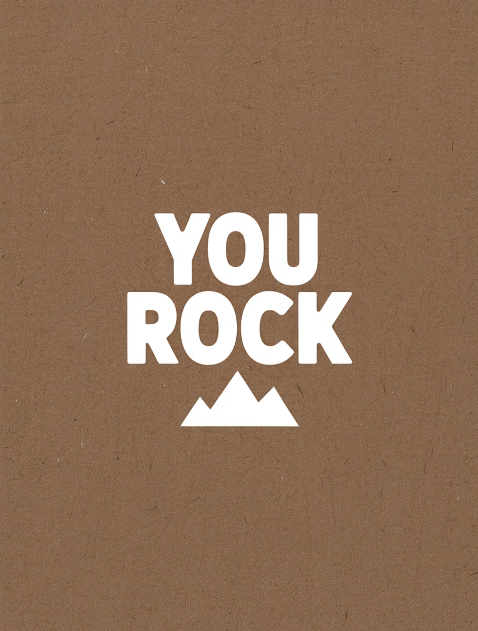 You Rock White Kraft