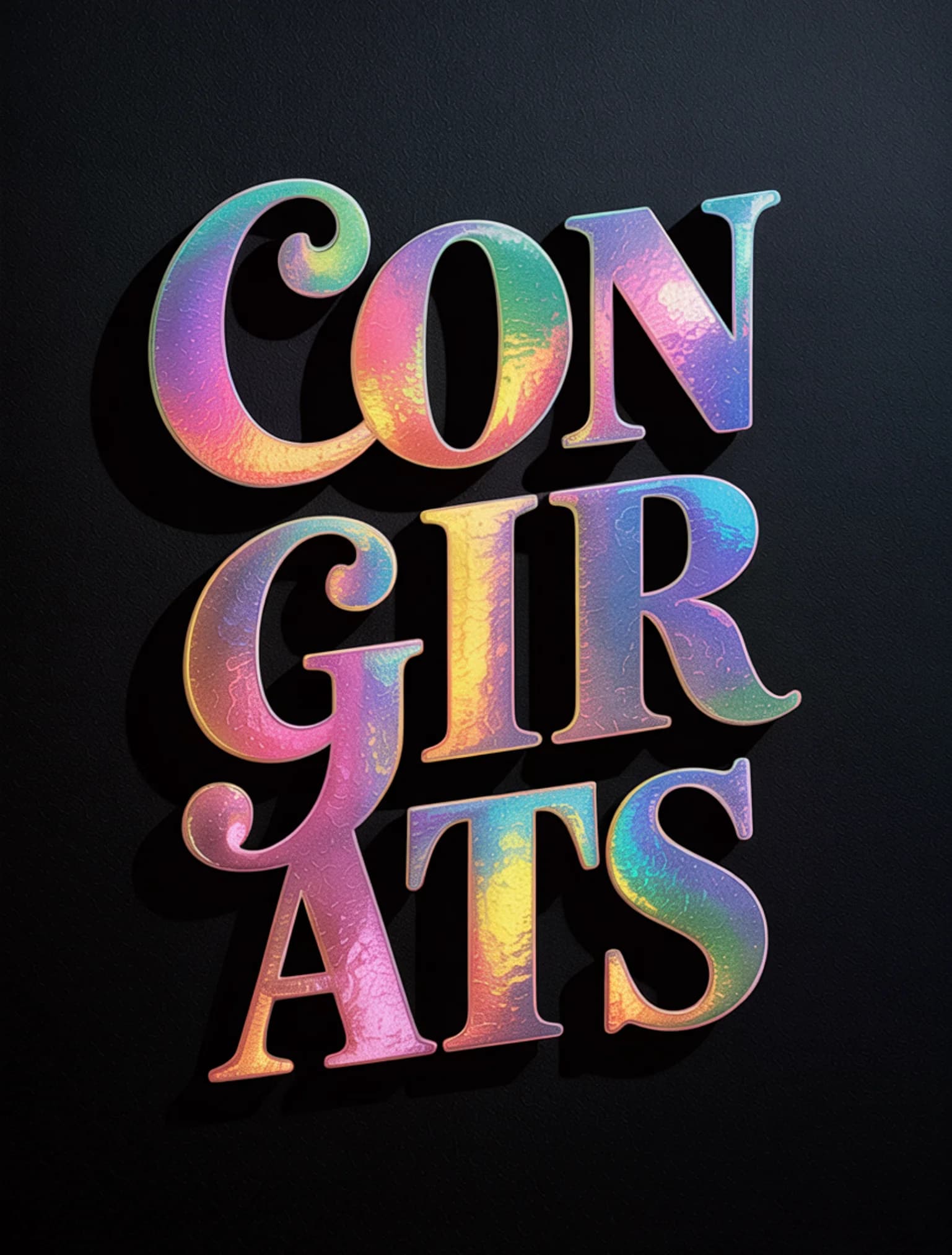 Congrats Holographic