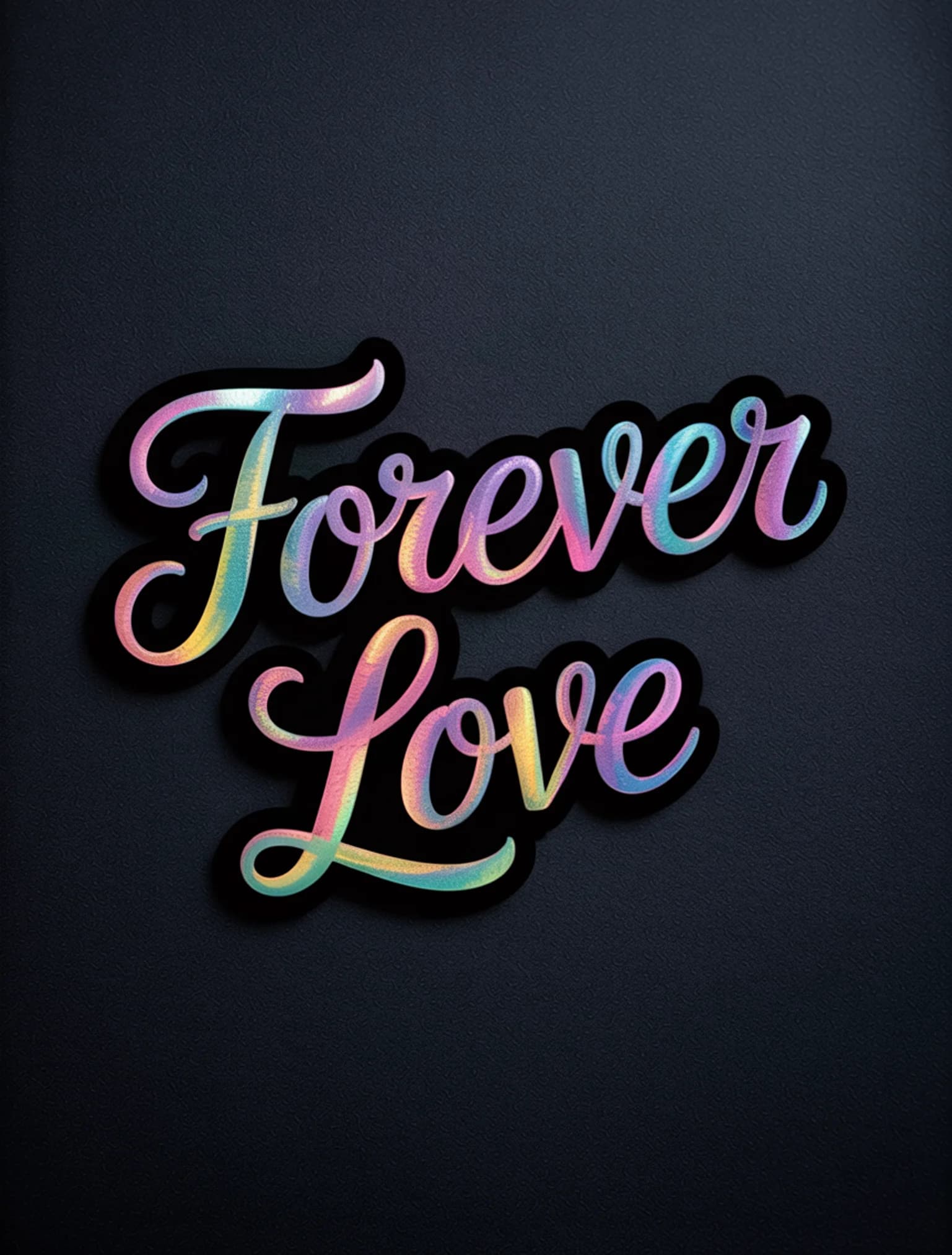 Forever Love Holographic