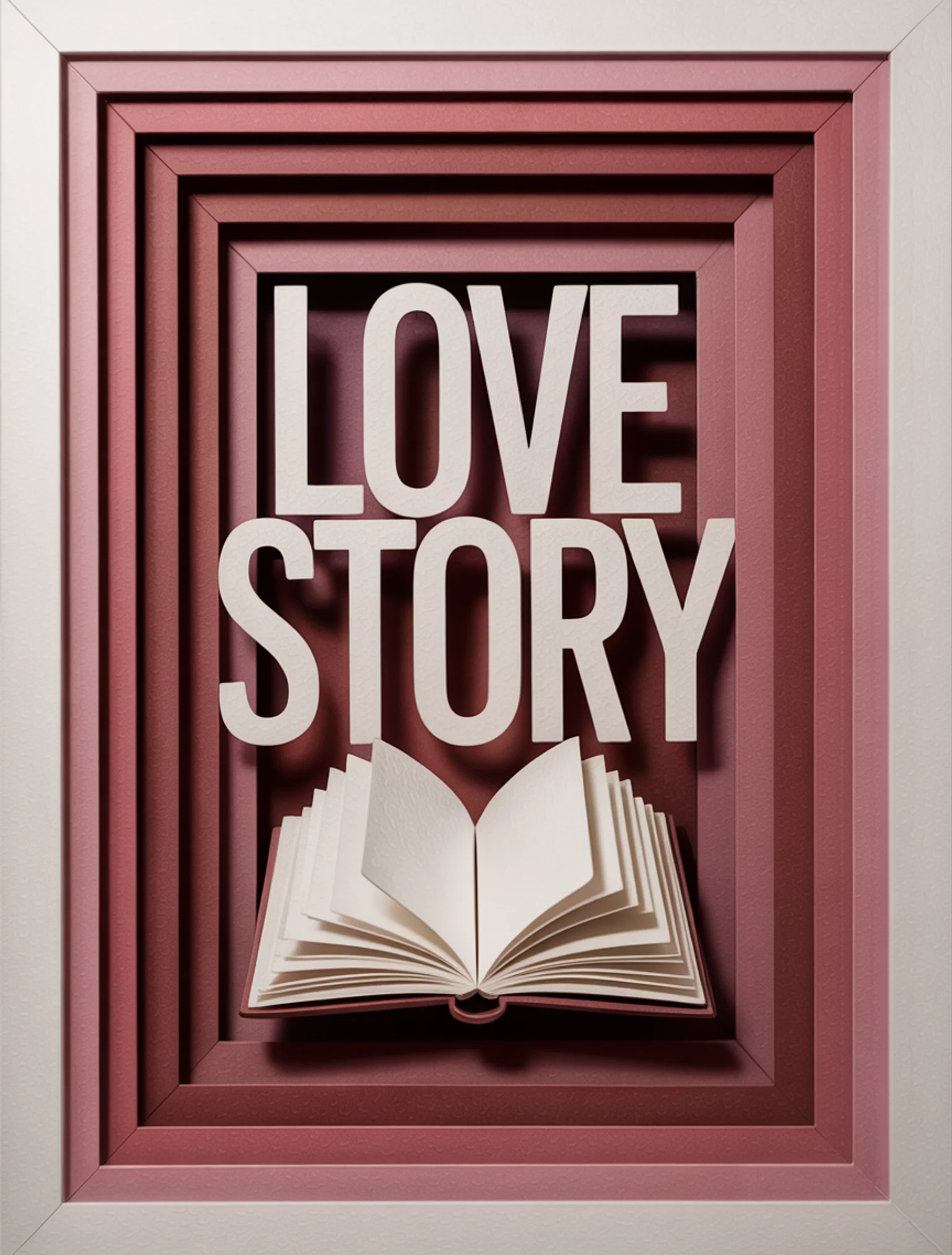 Love Story Shadow Box