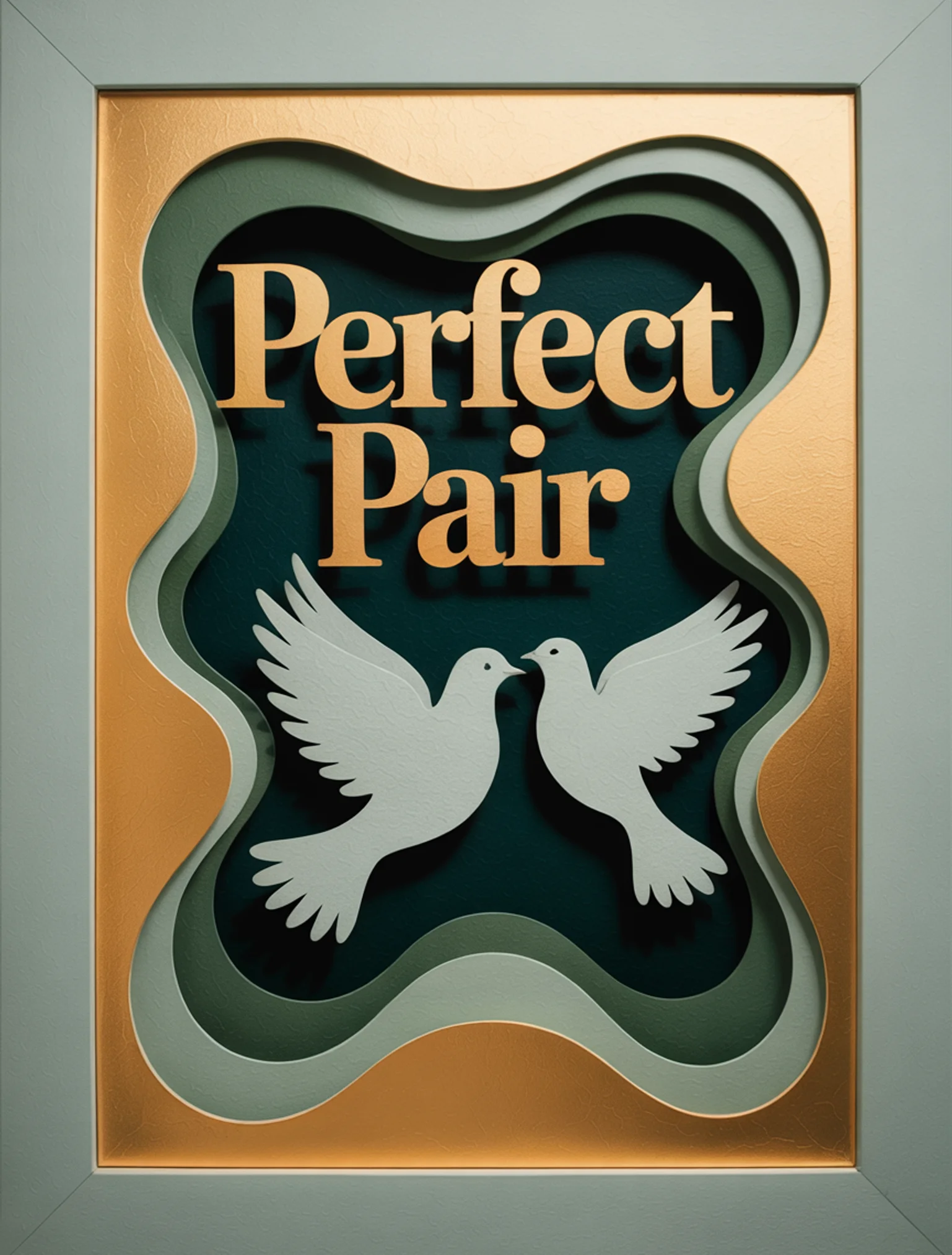 Perfect Pair Shadow Box