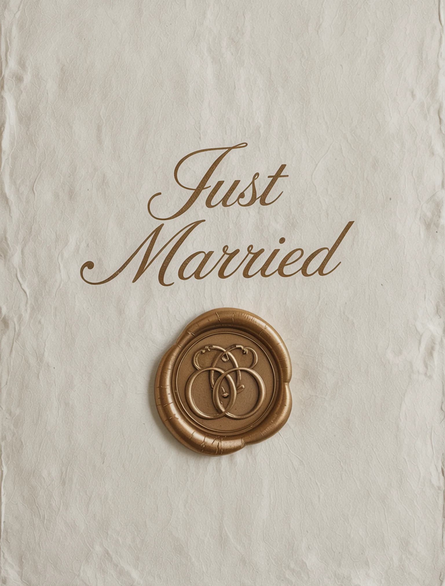 Just Married Wax Seal