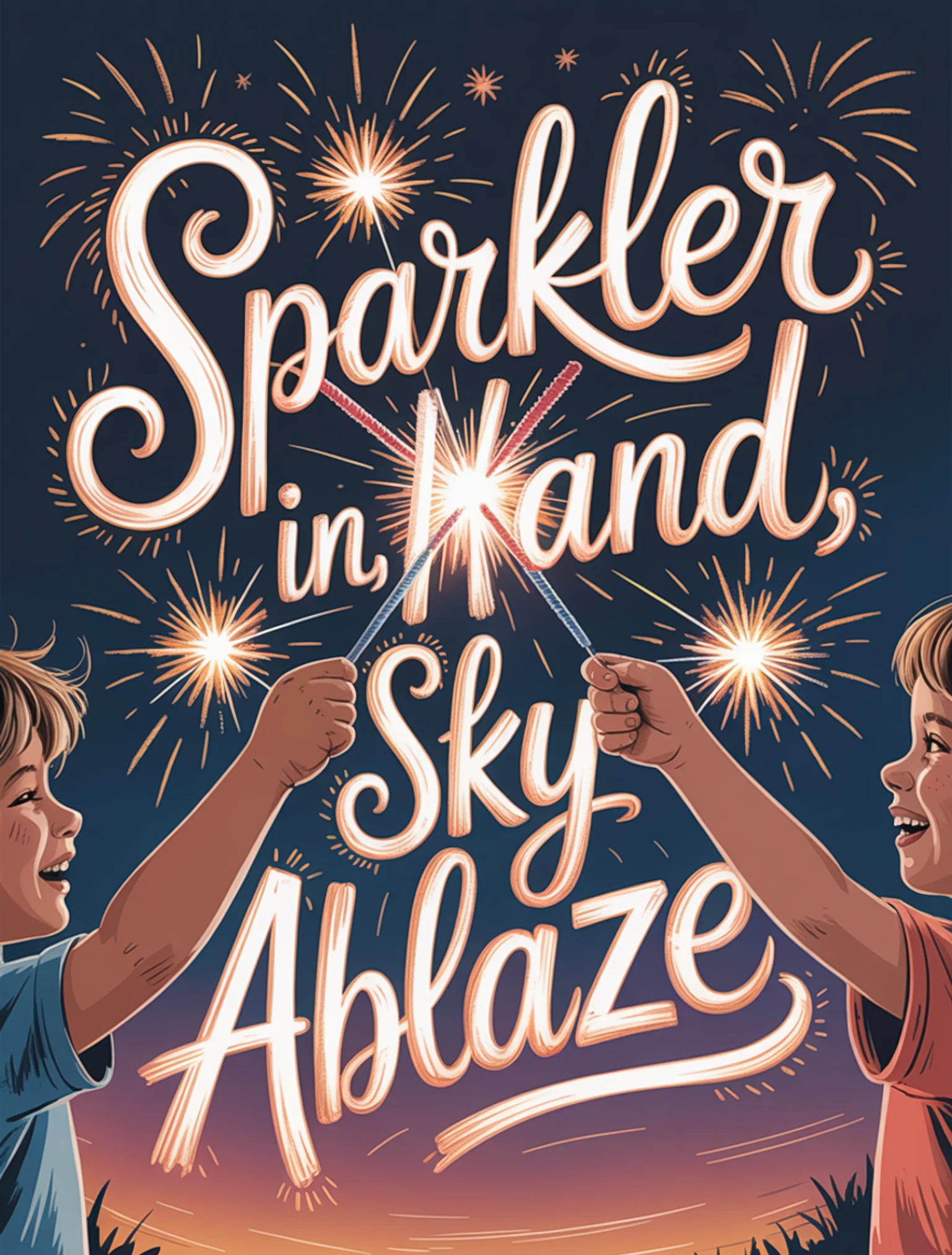 Sparkler in Hand