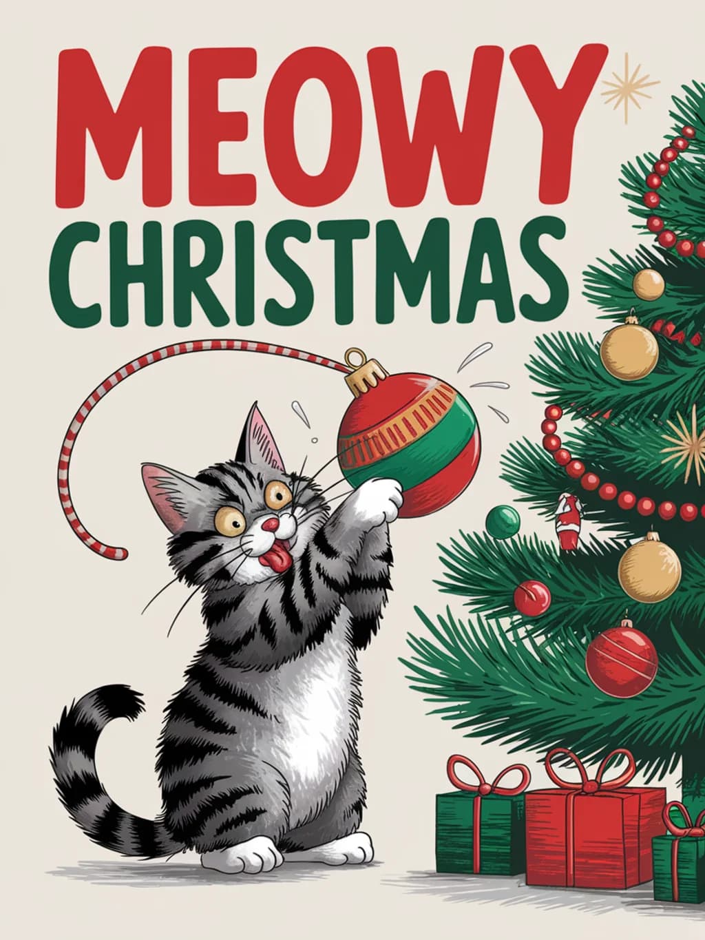 Cat Ornament Christmas