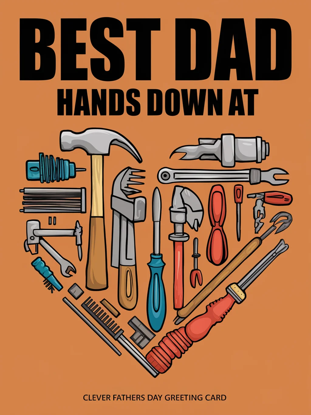 Fathers Day Tools Heart