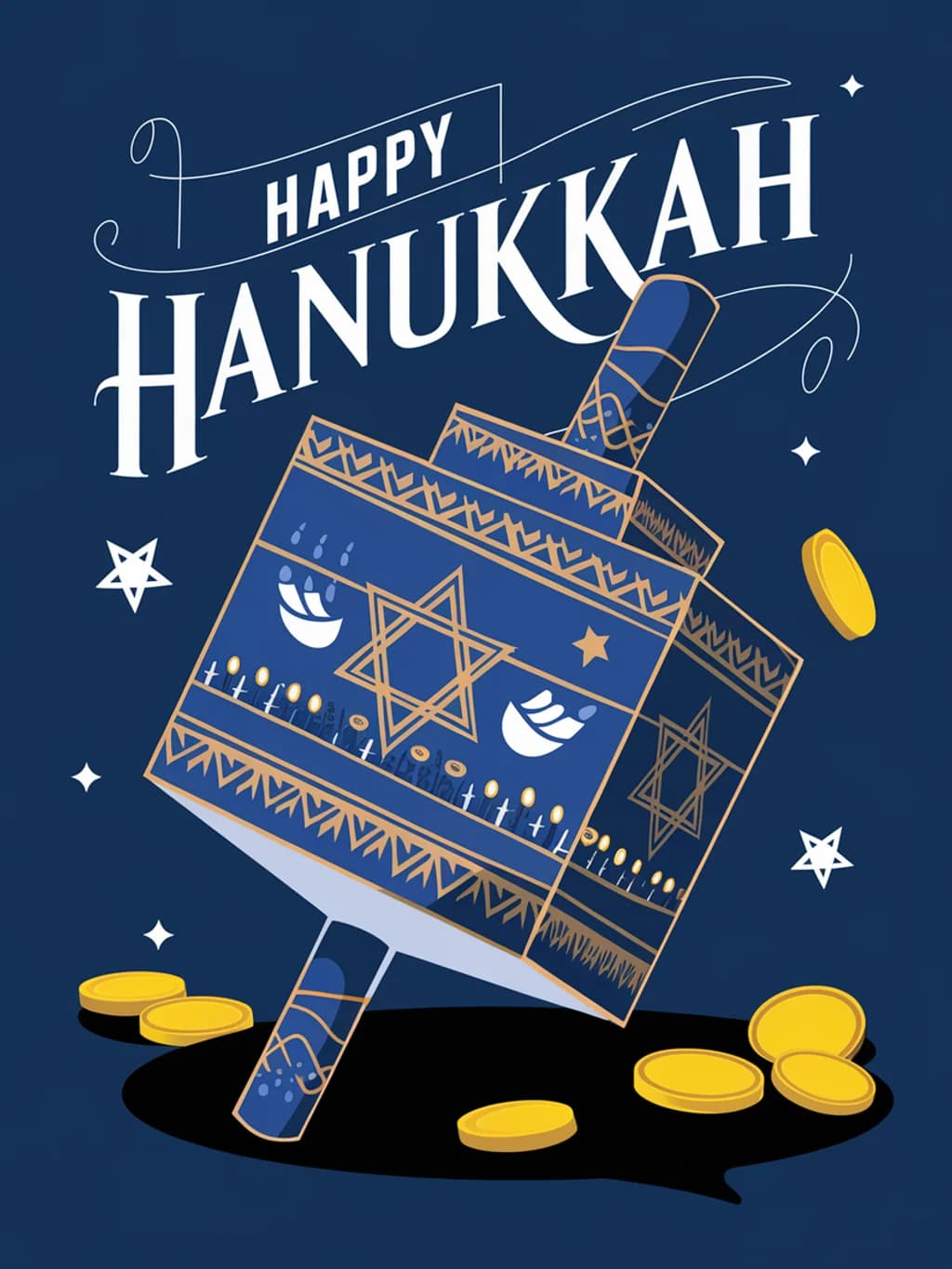 Hanukkah Dreidel Spin
