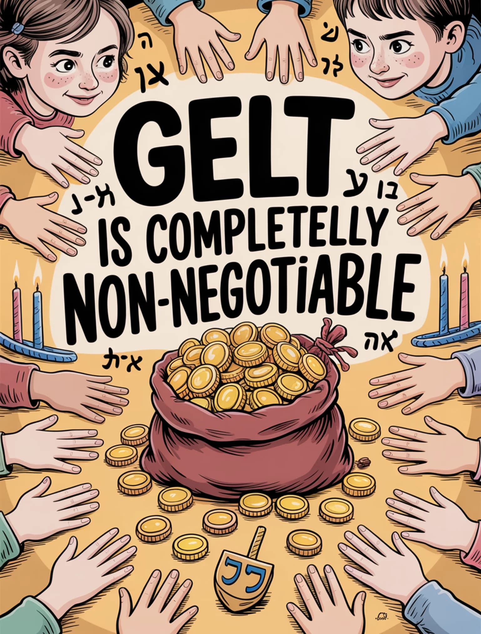 Gelt Is Non-Negotiable