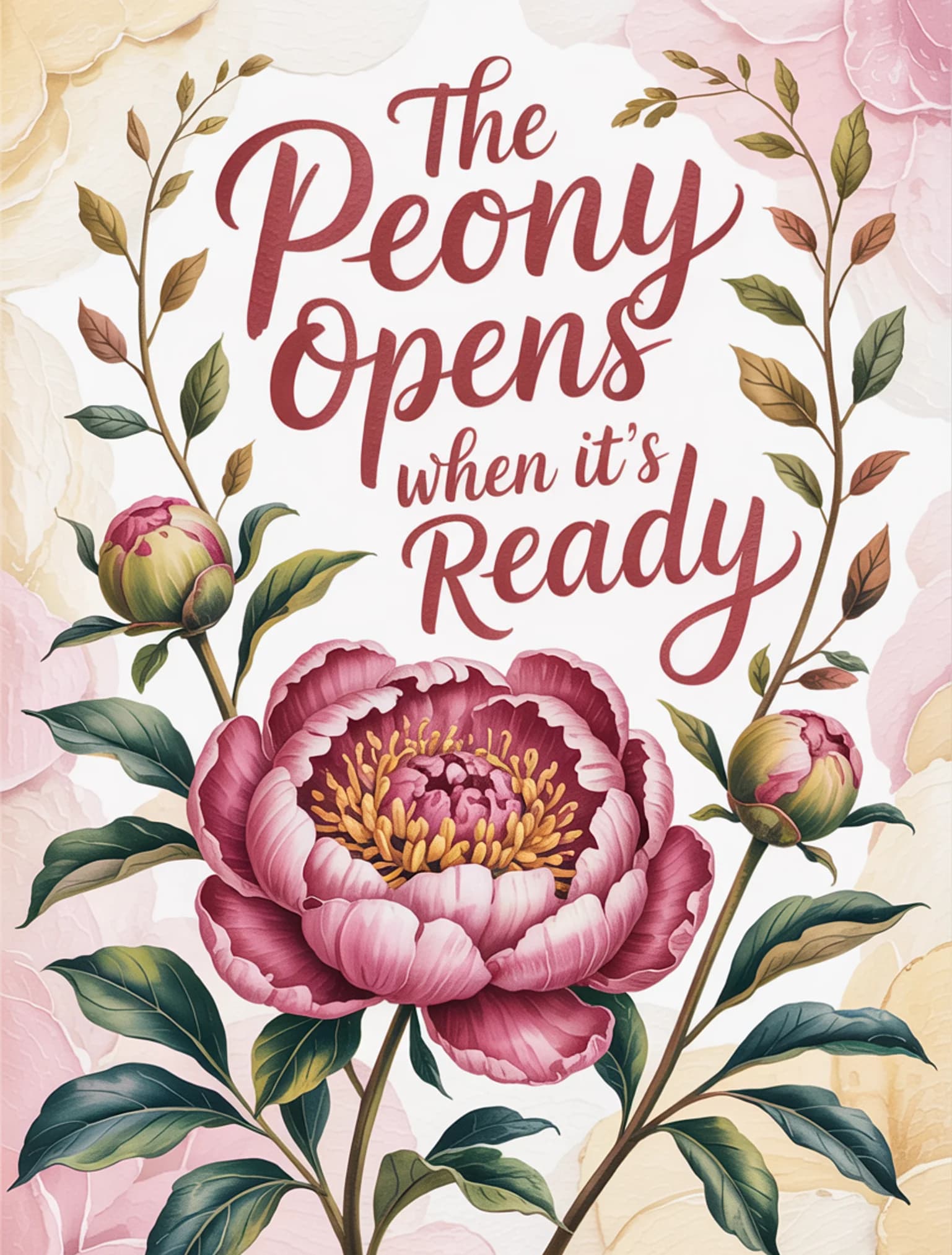 Peony Opens First