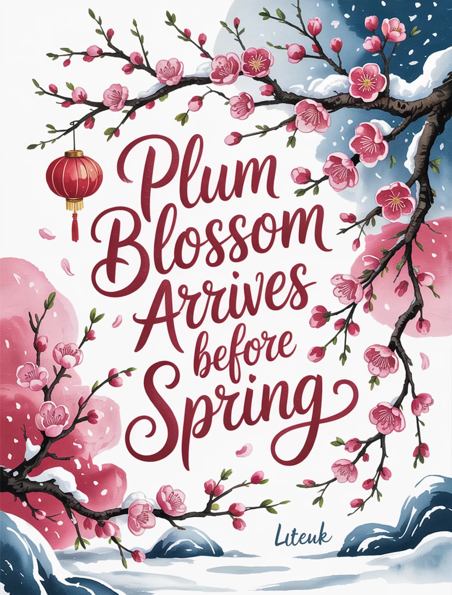 Plum Blossom Arrives Early