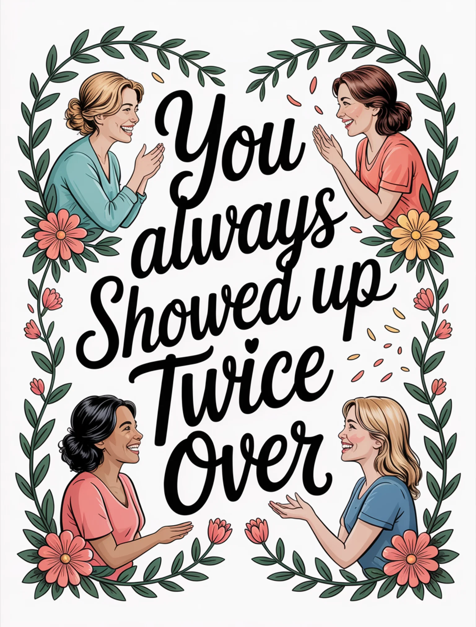 Showed Up Twice Over