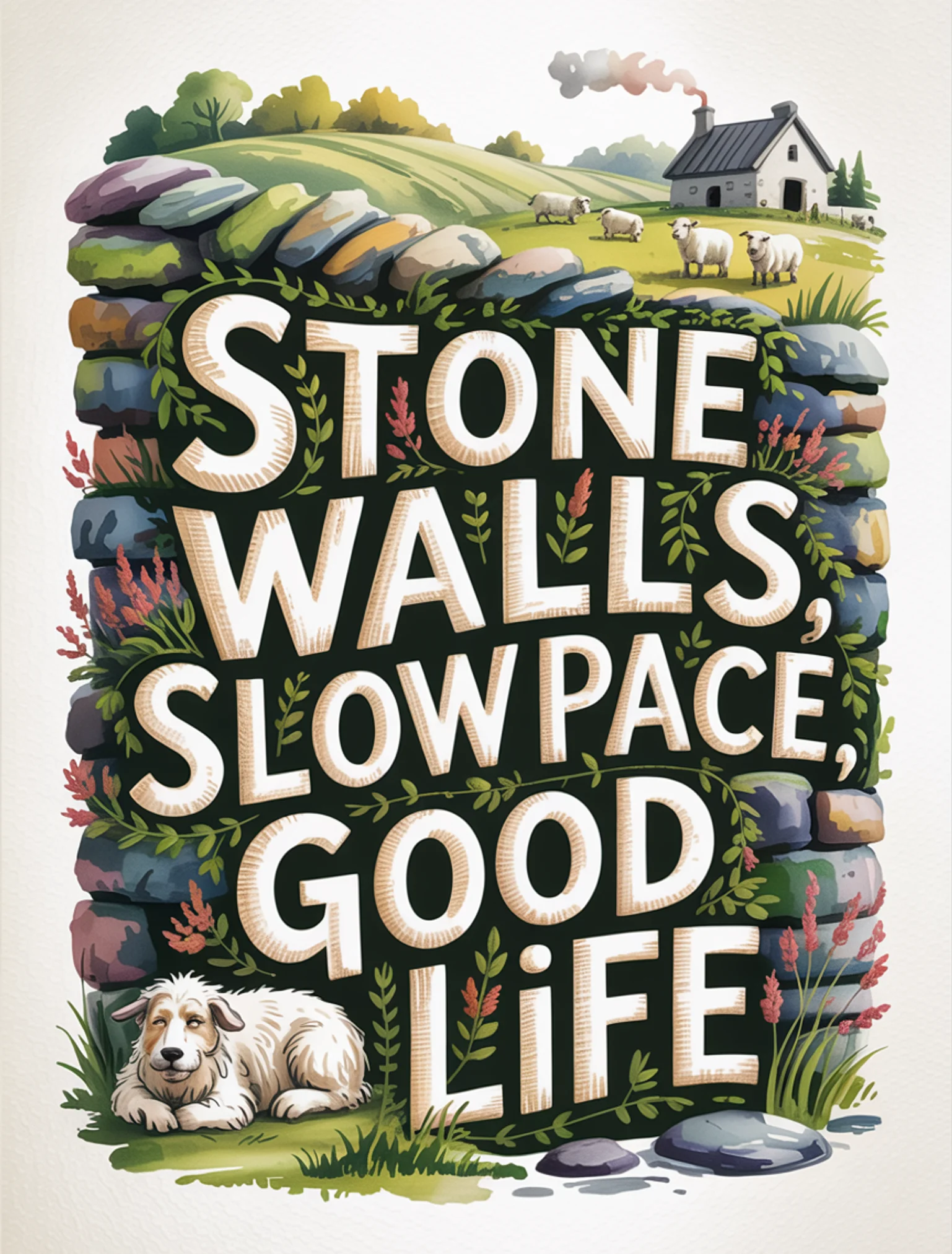 Stone Walls and Slow Pace