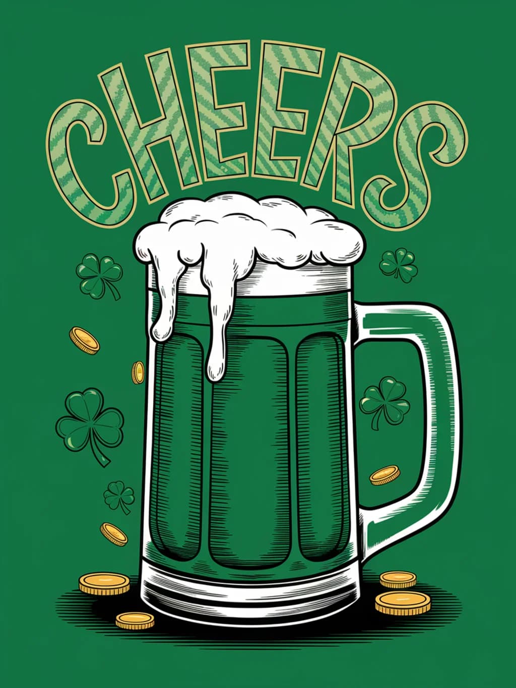 St Patricks Green Beer