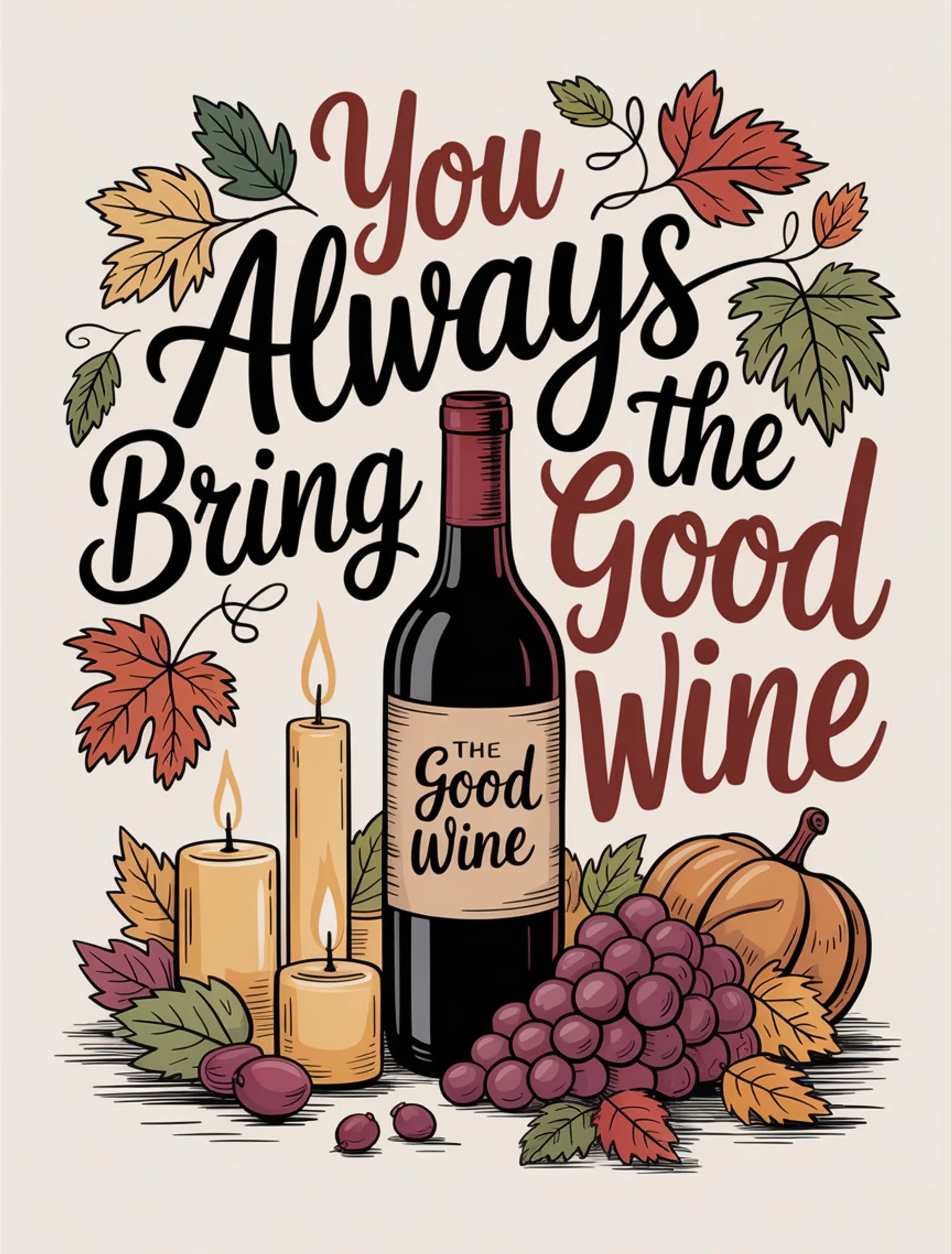 Brought the Good Wine