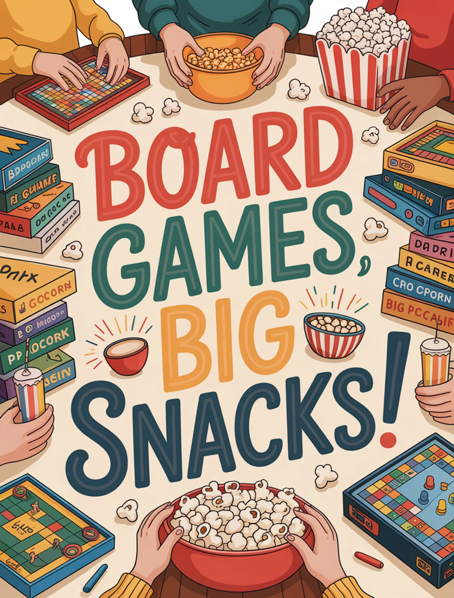 Board Games and Snacks