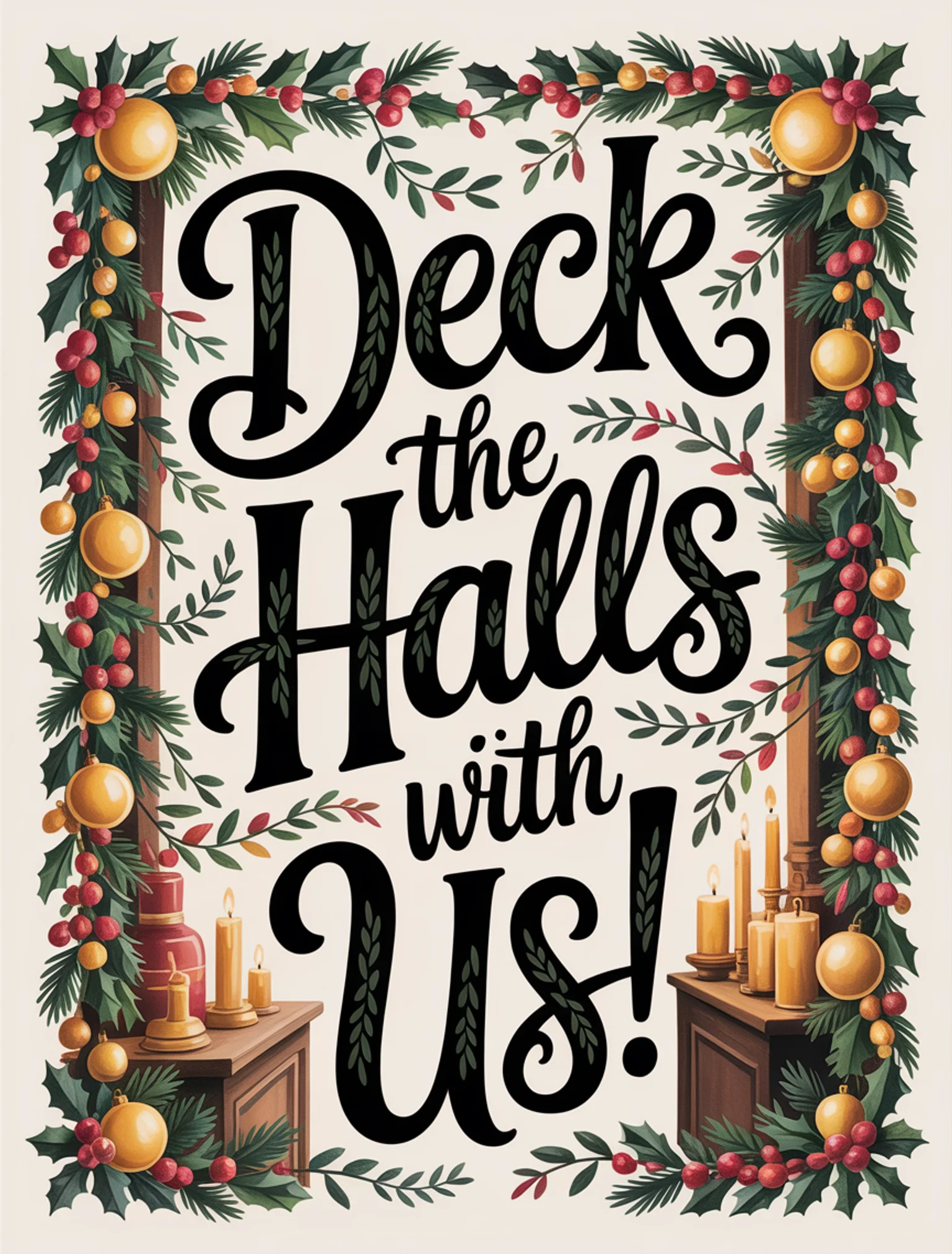 Deck the Halls With Us