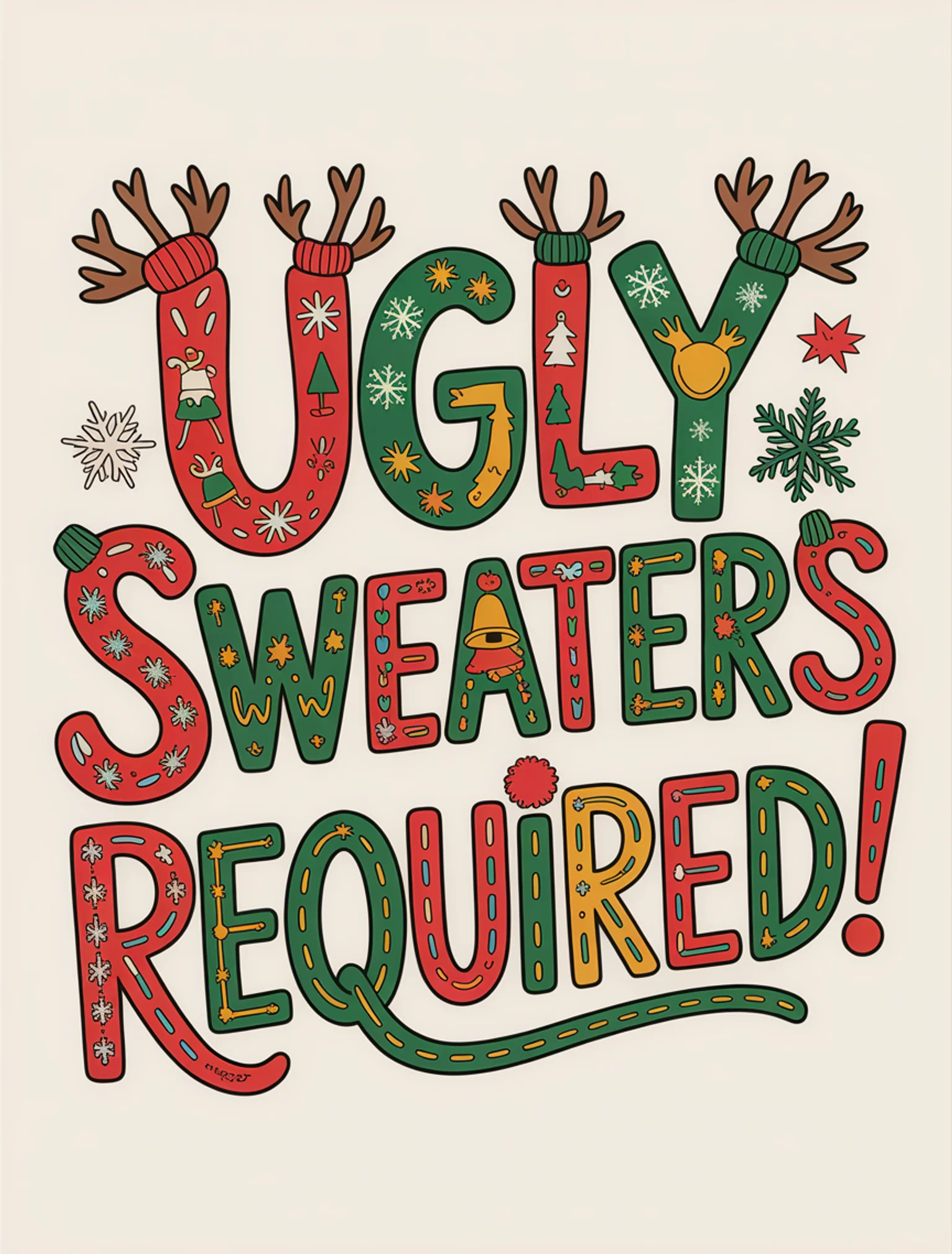 Ugly Sweater Party