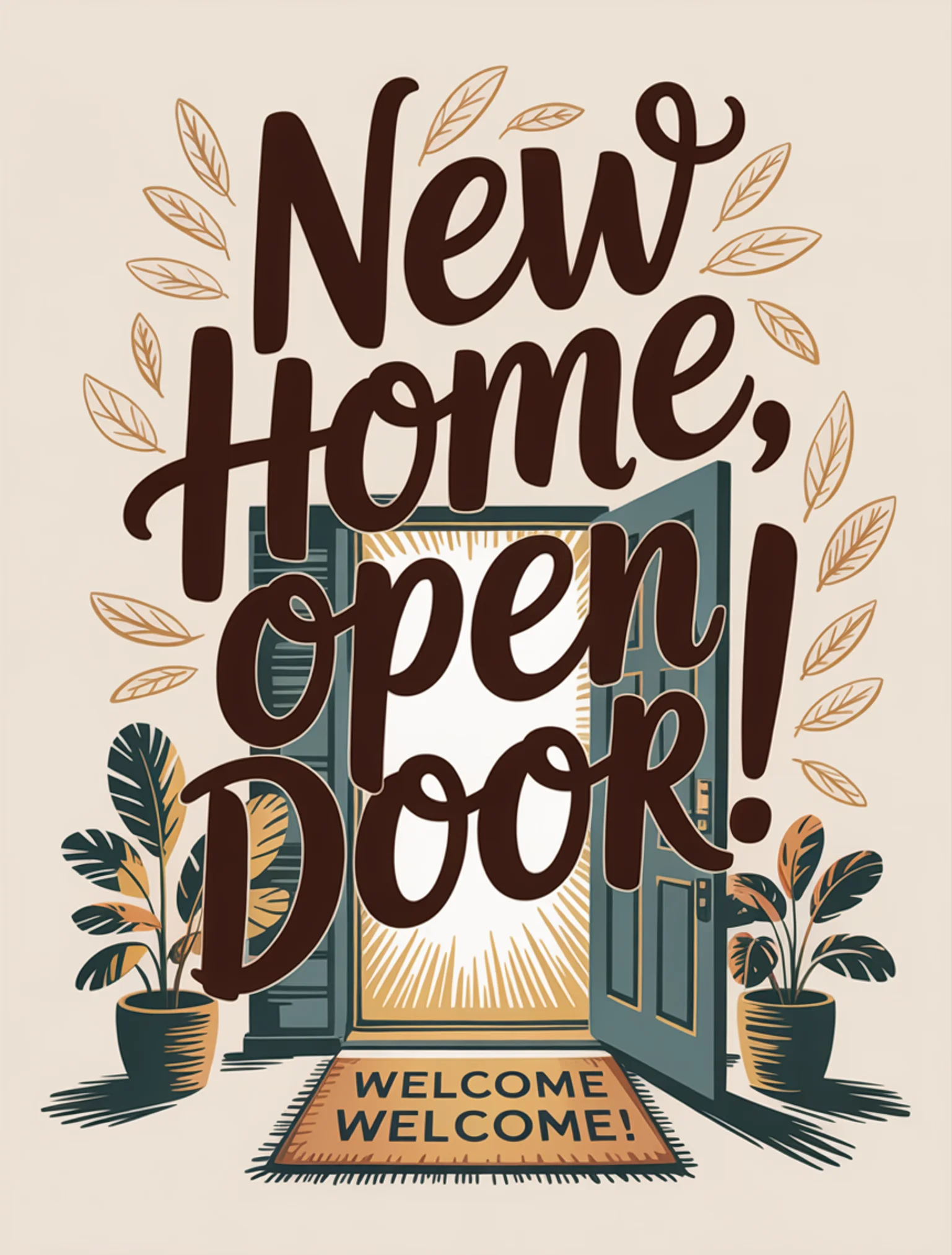 New Home Open Door