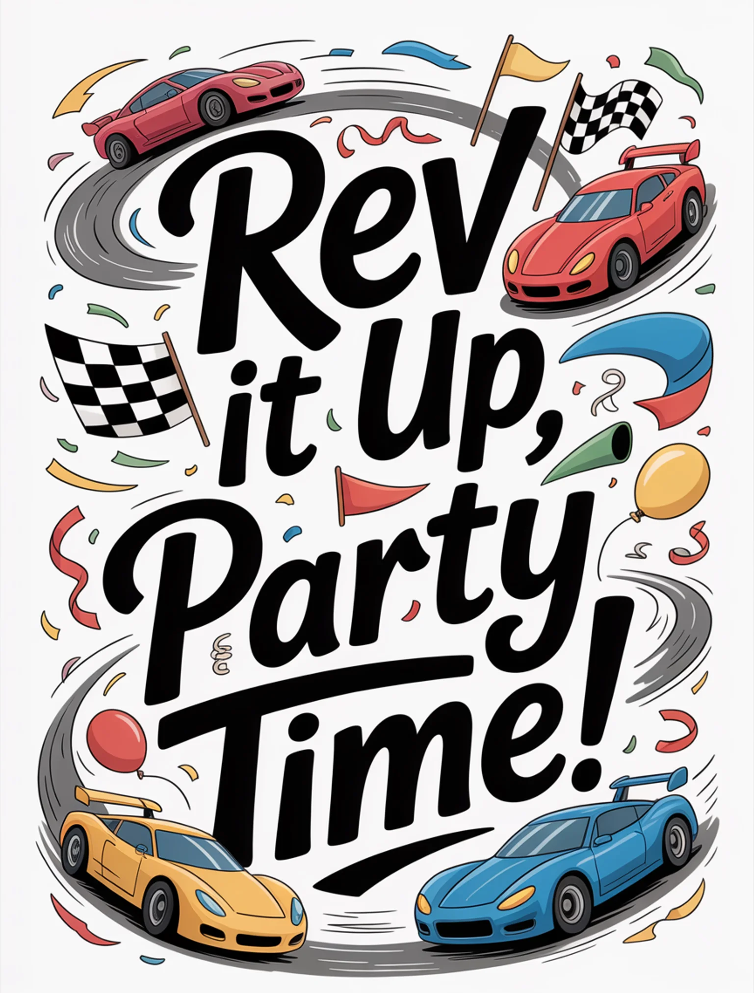 Race Car Rally Party