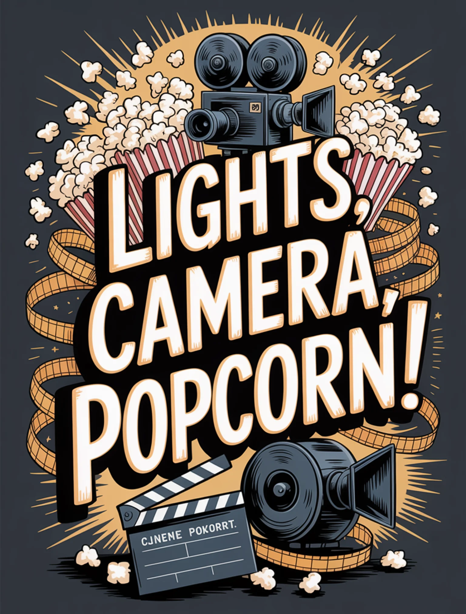 Lights Camera Popcorn