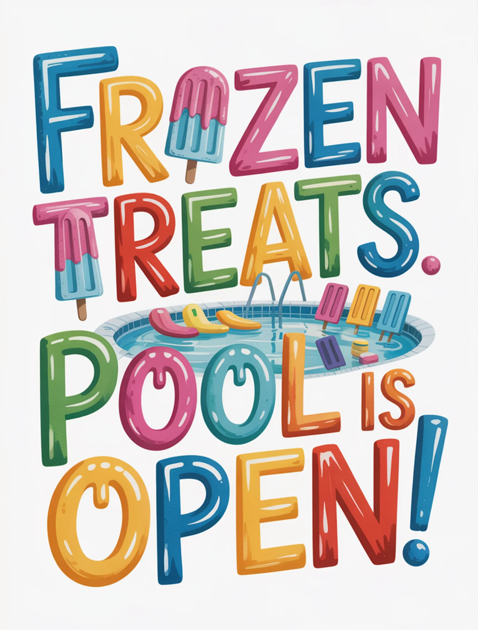 Frozen Treats Poolside
