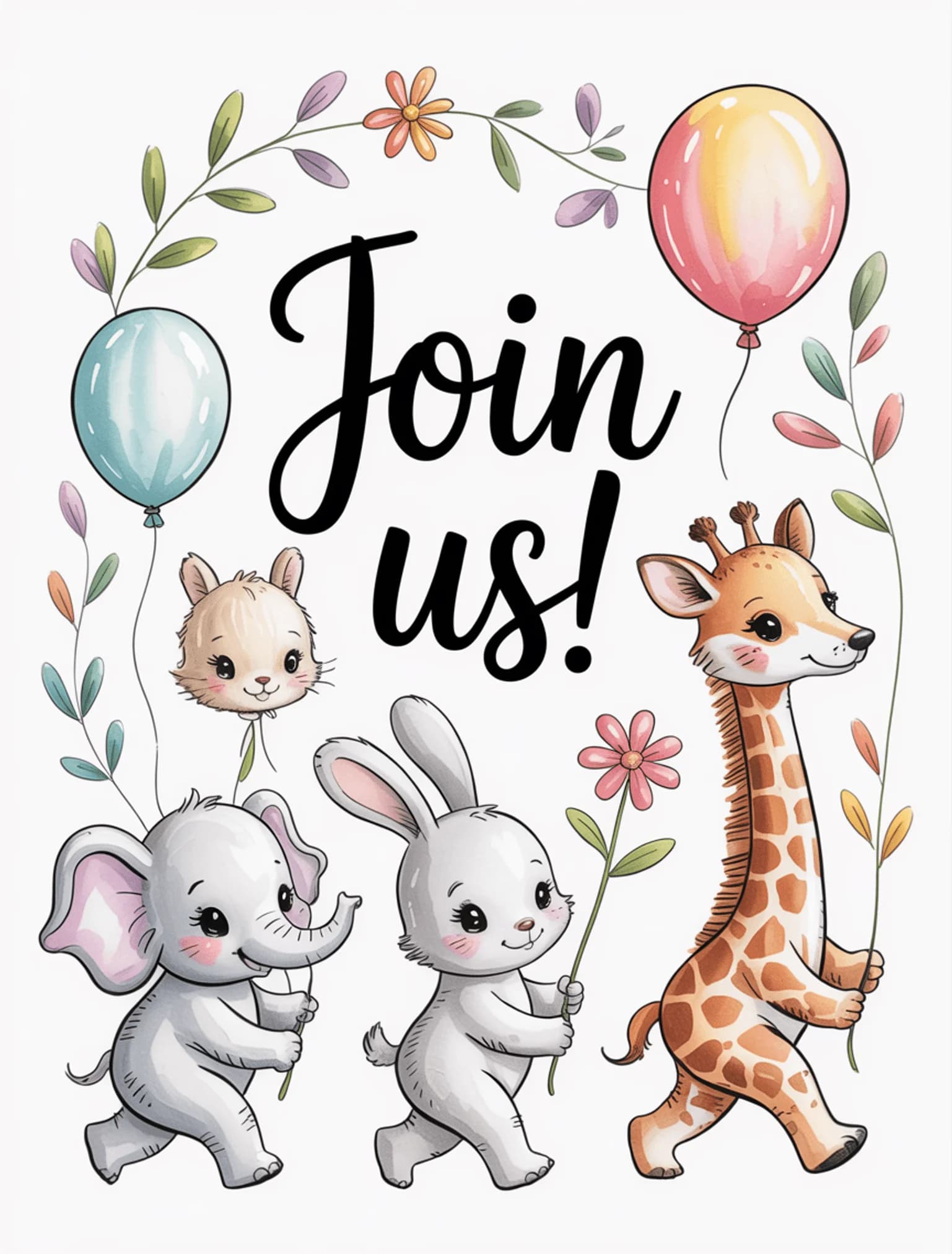 Animal Parade Whimsy