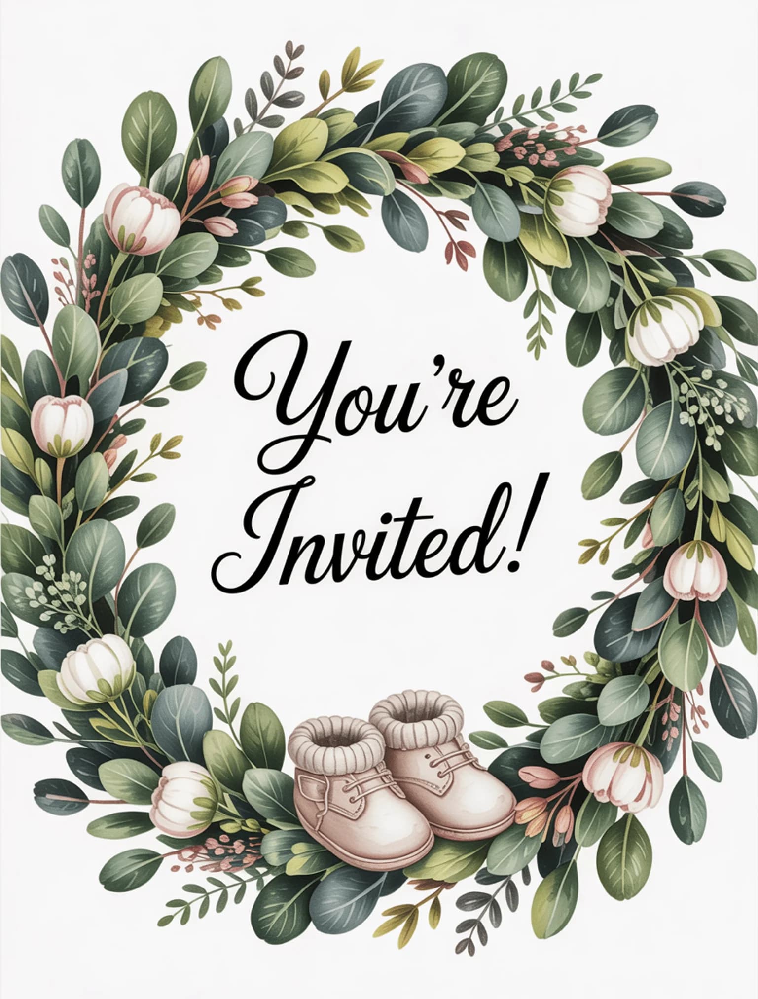 Botanical Greenery Elegant