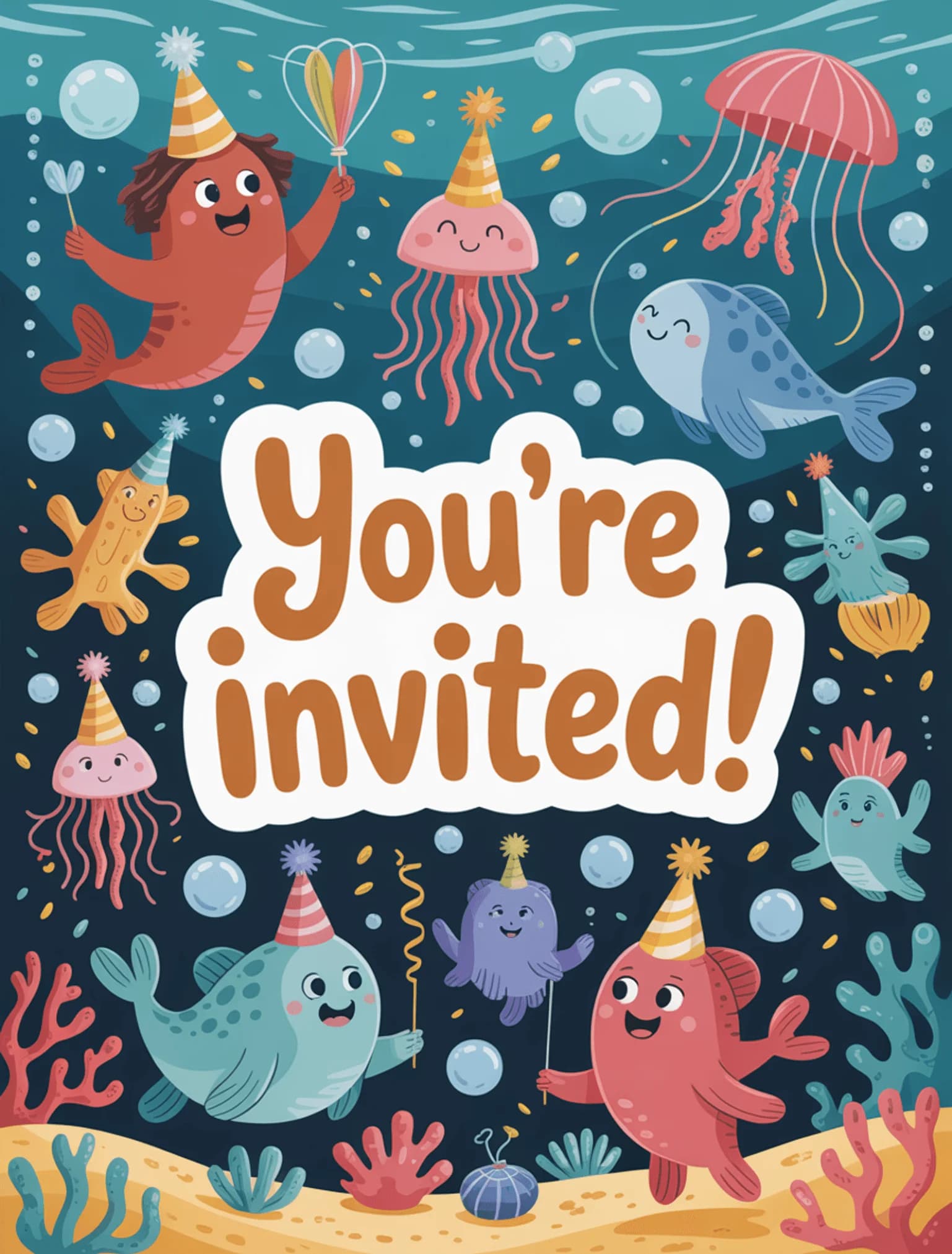 Underwater Ocean Whimsy