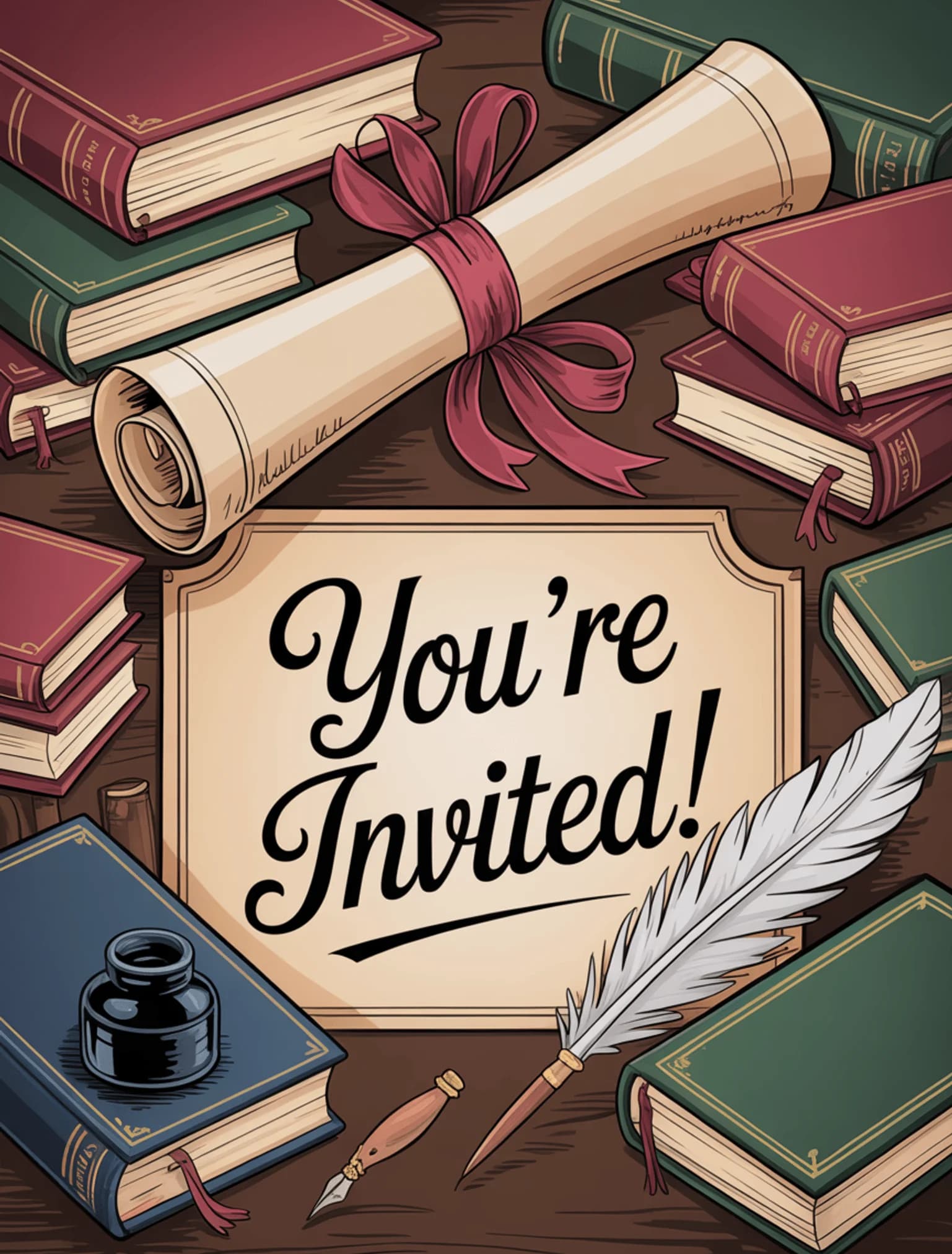 Vintage Diploma Scroll