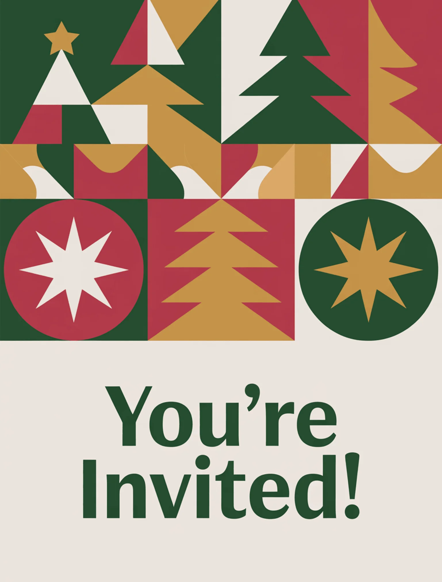 Geometric Modern Festive