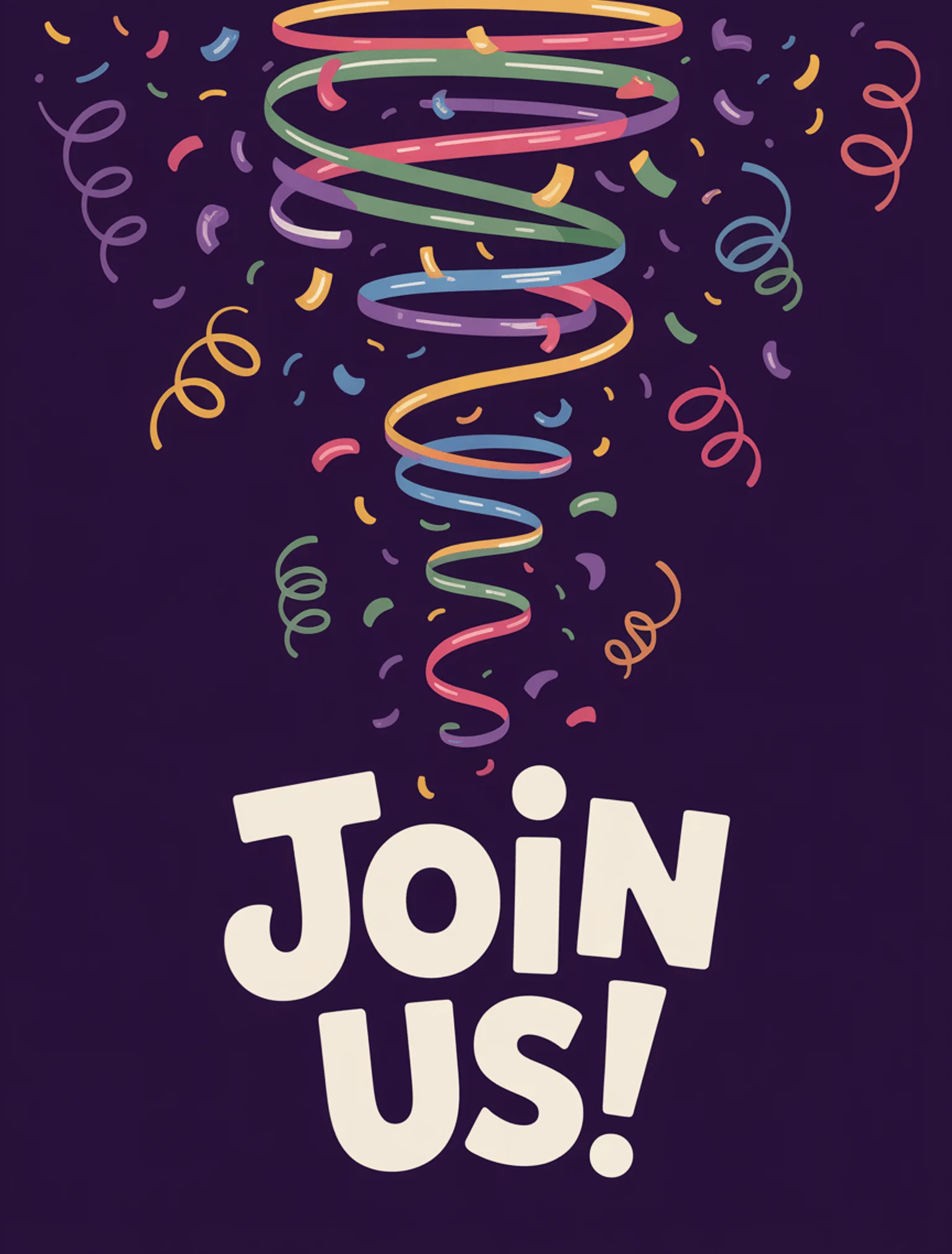 Confetti Streamers Burst