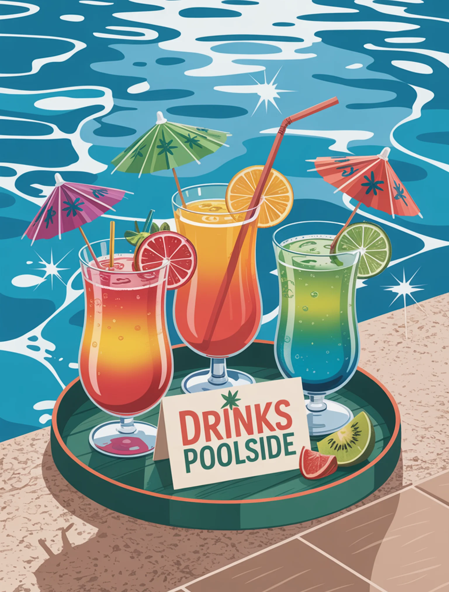 Drinks Poolside
