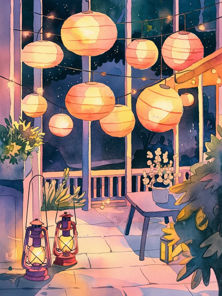 Twilight Lantern Glow