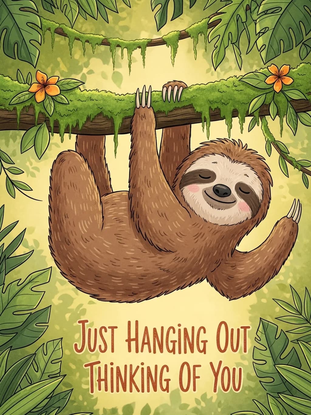 Just Hanging Out Sloth