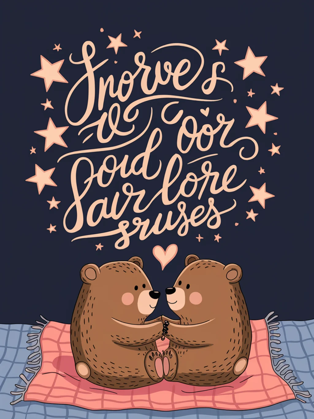 Bear Stargazing Love