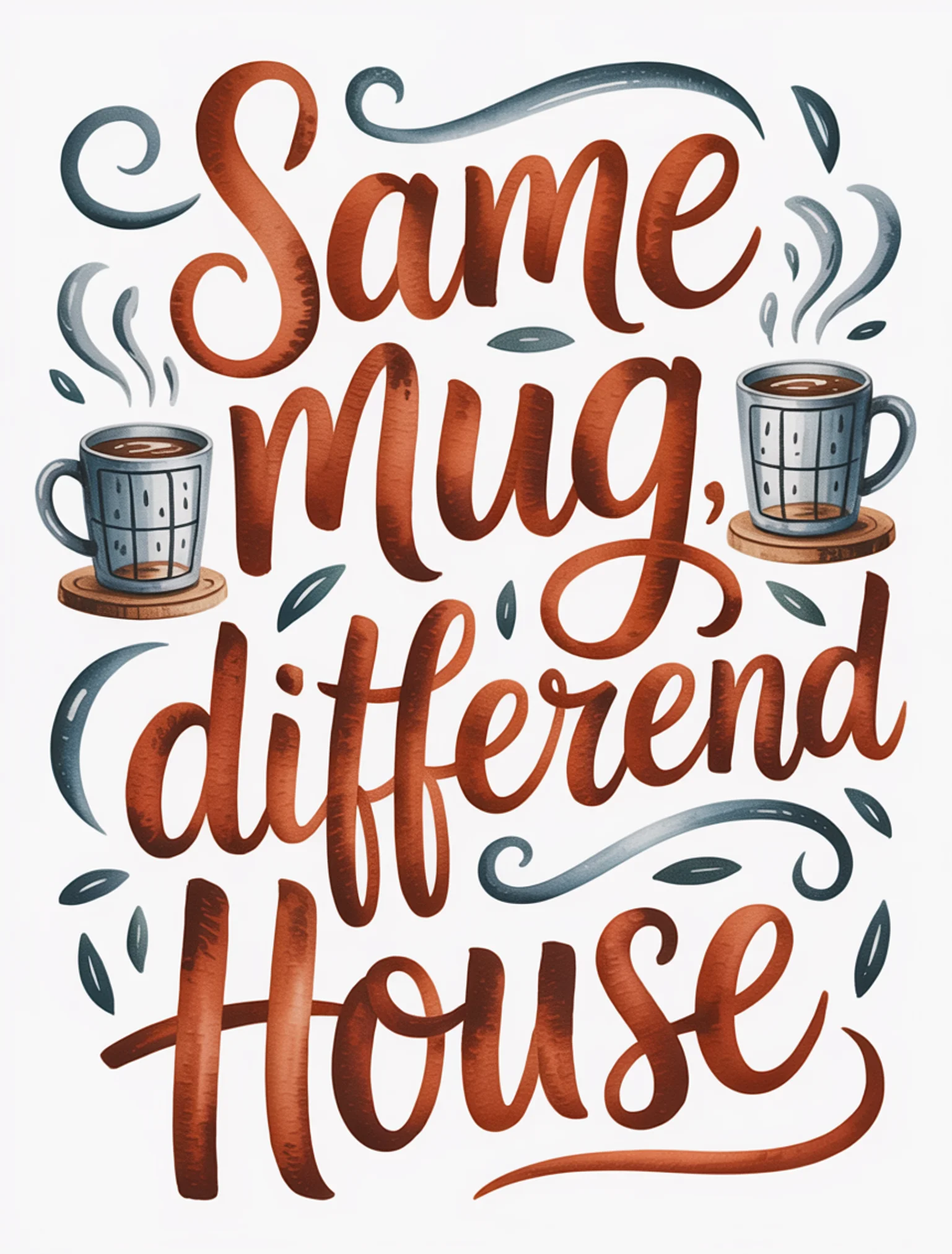 Same Mug, Different House