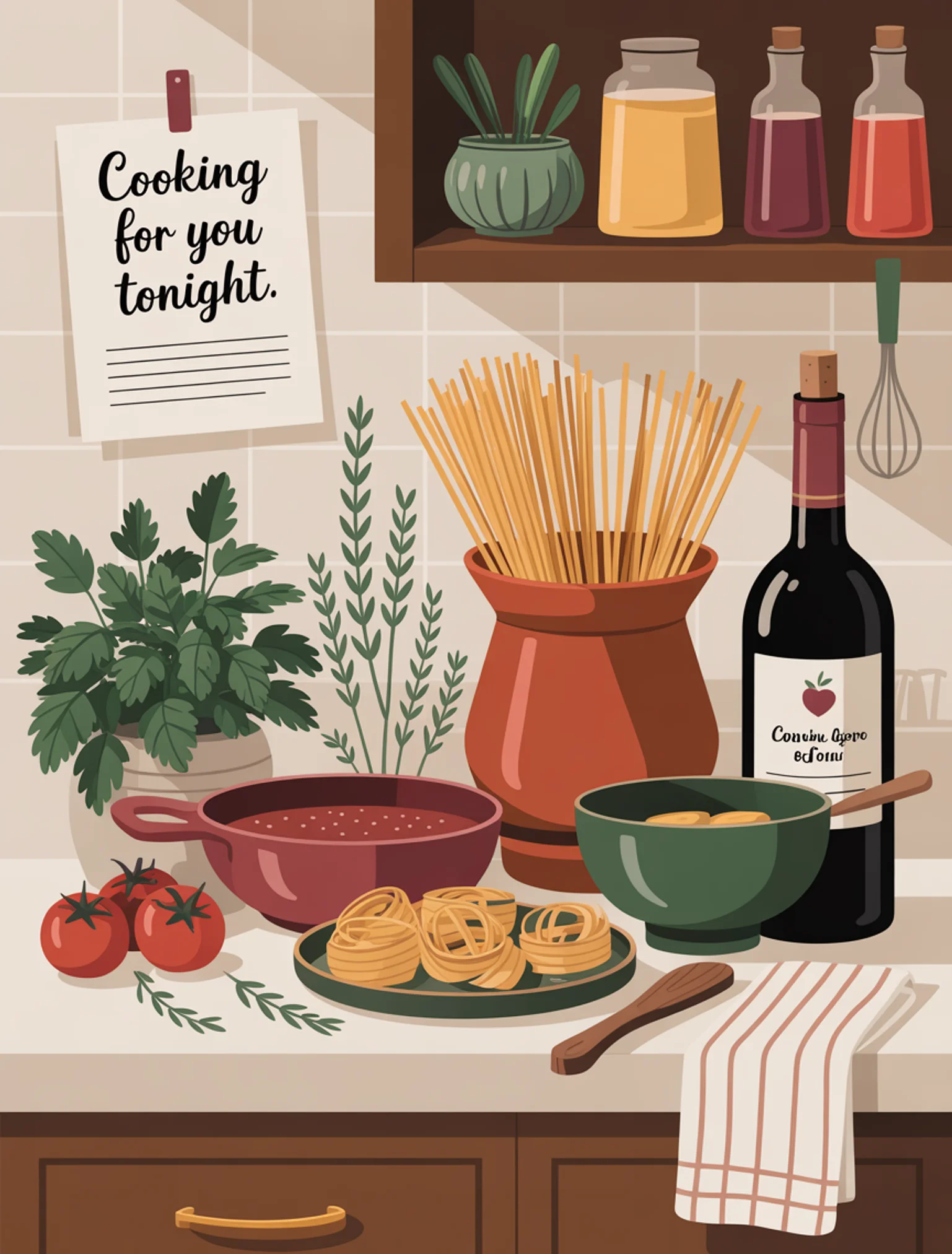 Dinner for Two Scene