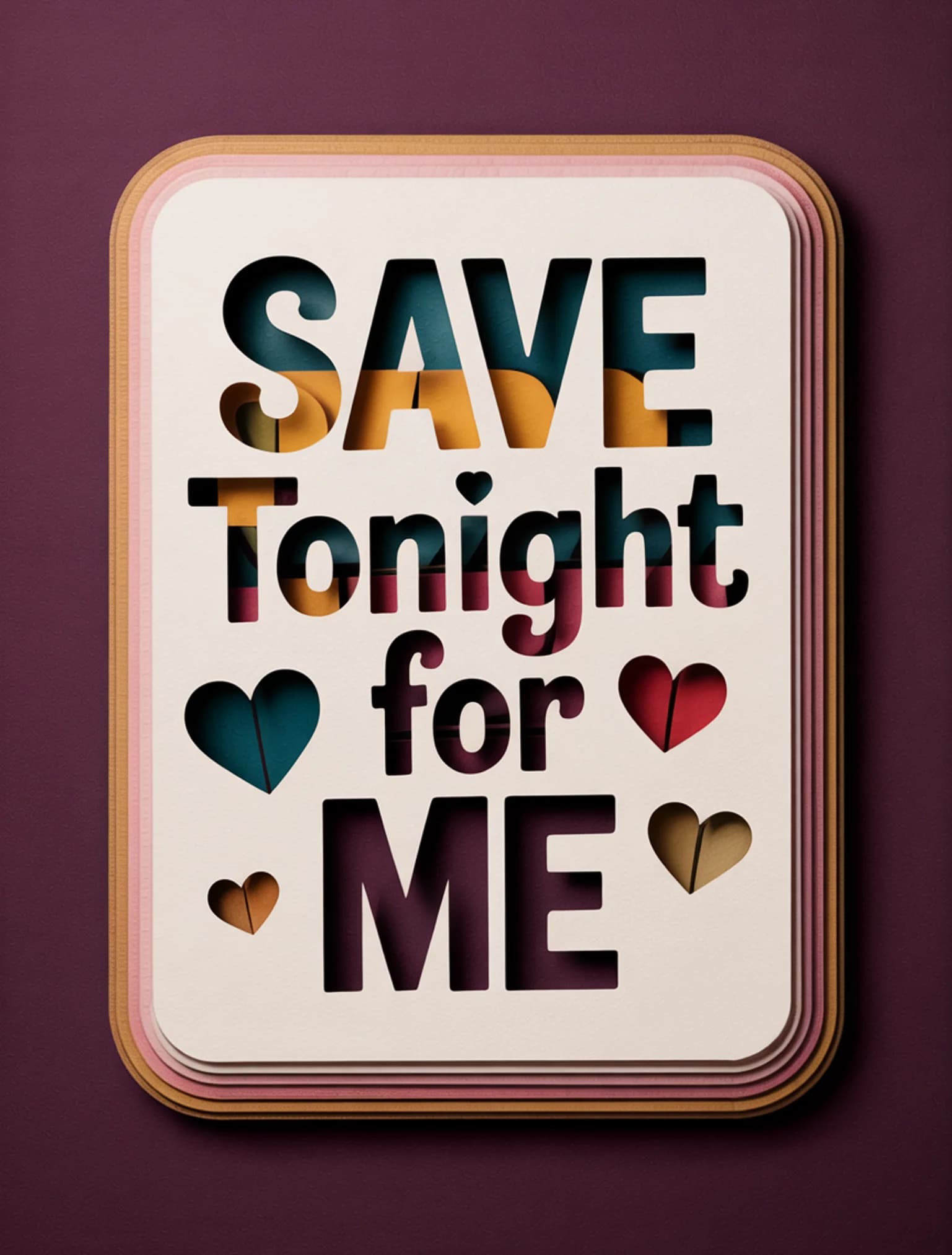 Save This Date Paper