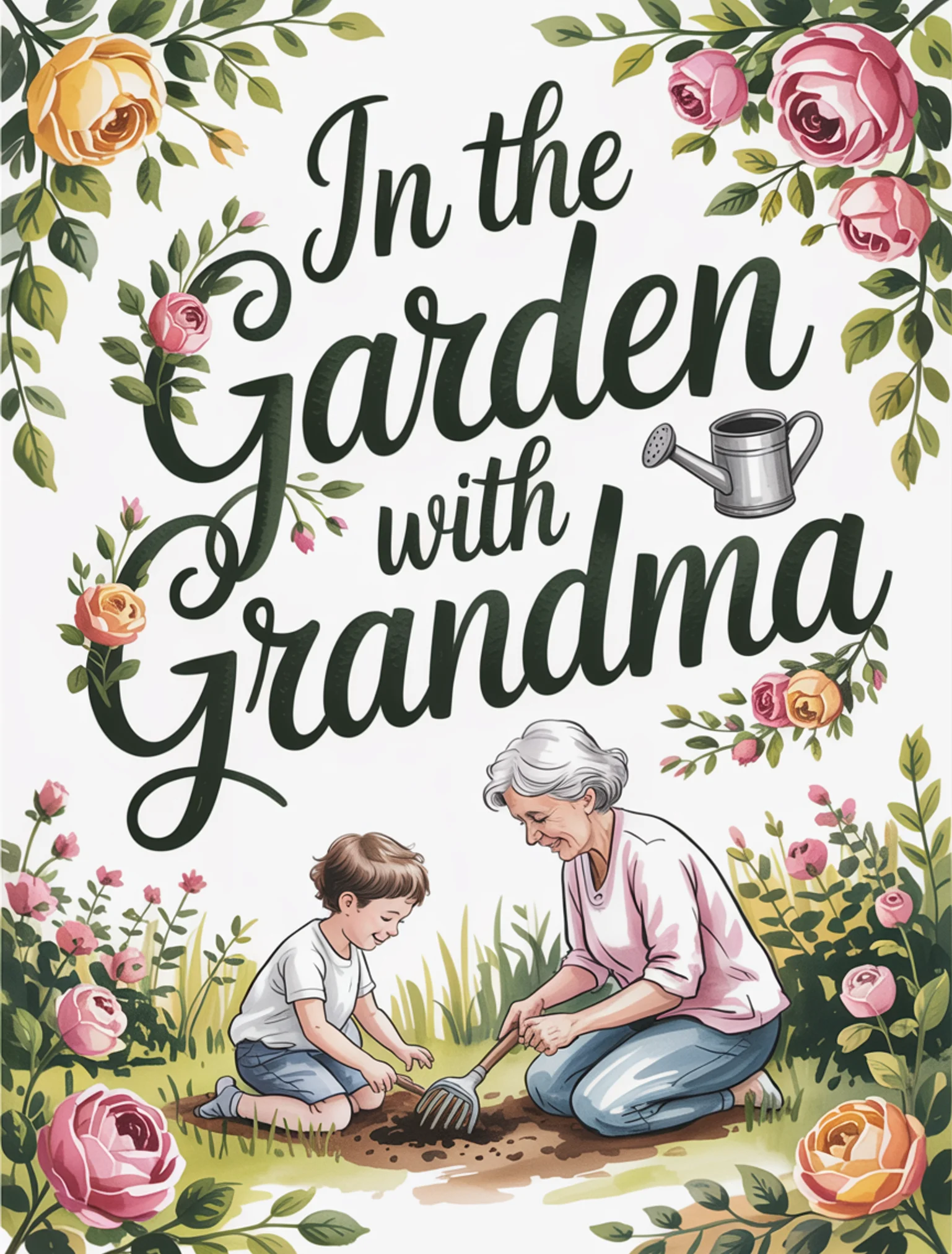 In the Garden With Grandma