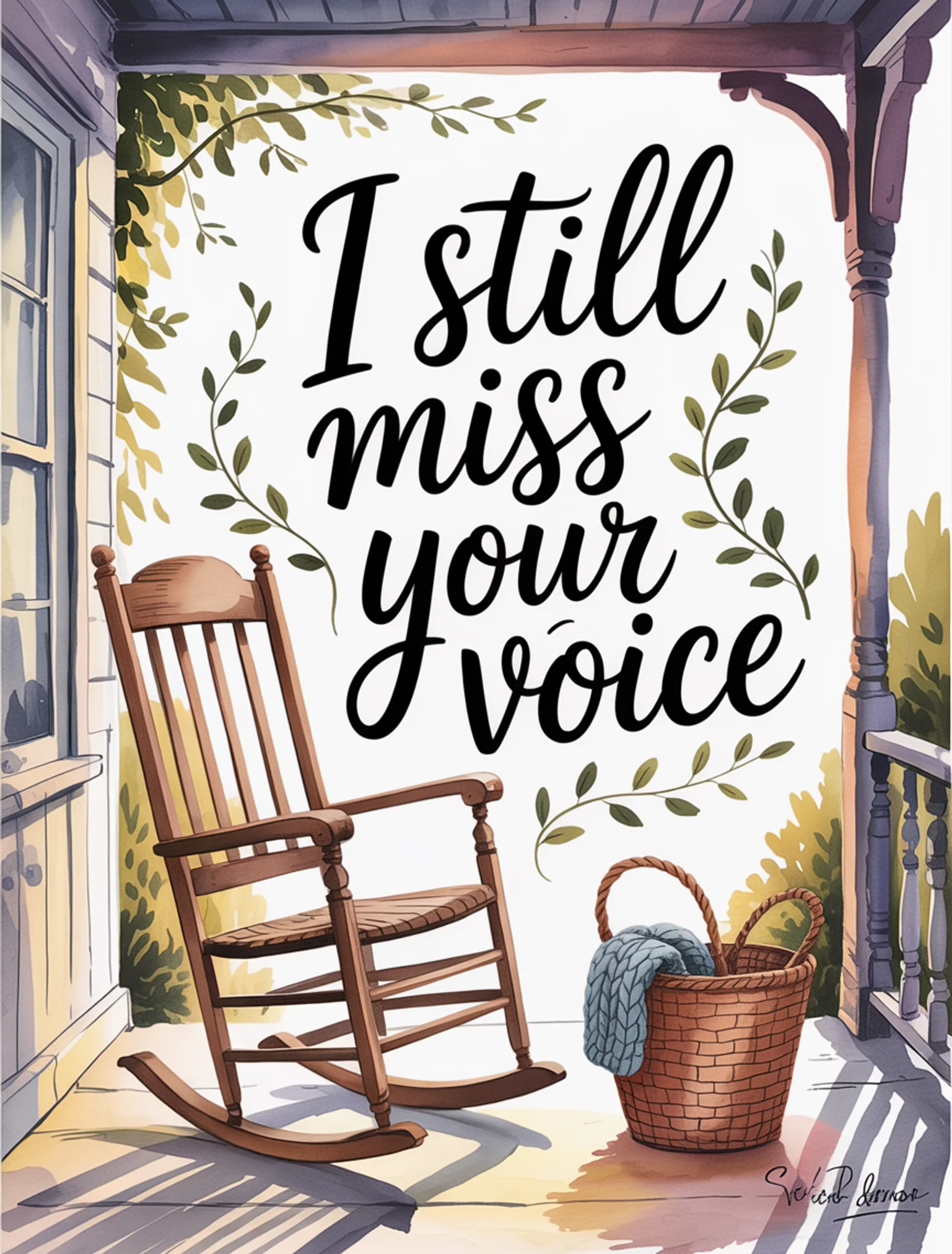 I Still Miss Your Voice