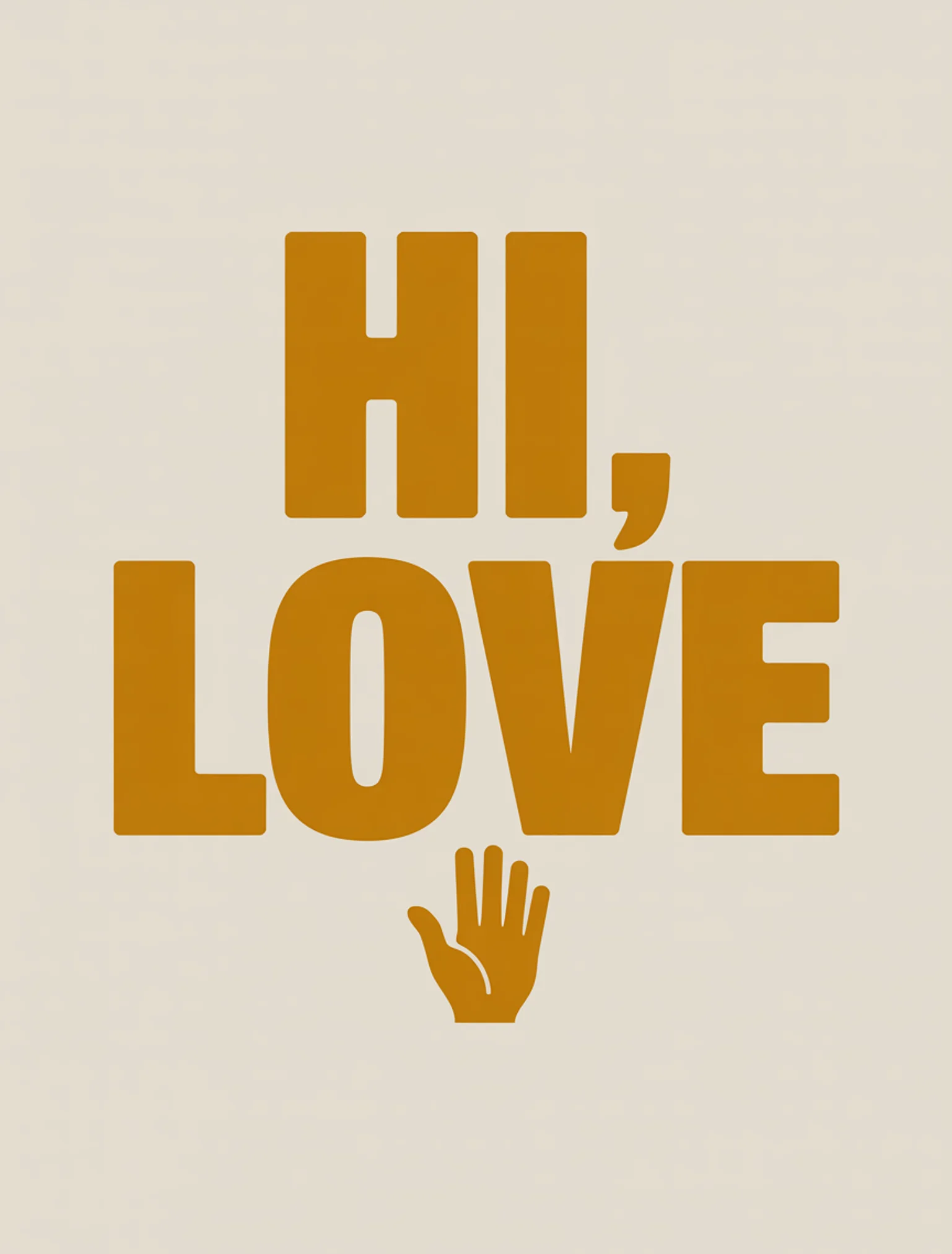 Hi Love Minimal