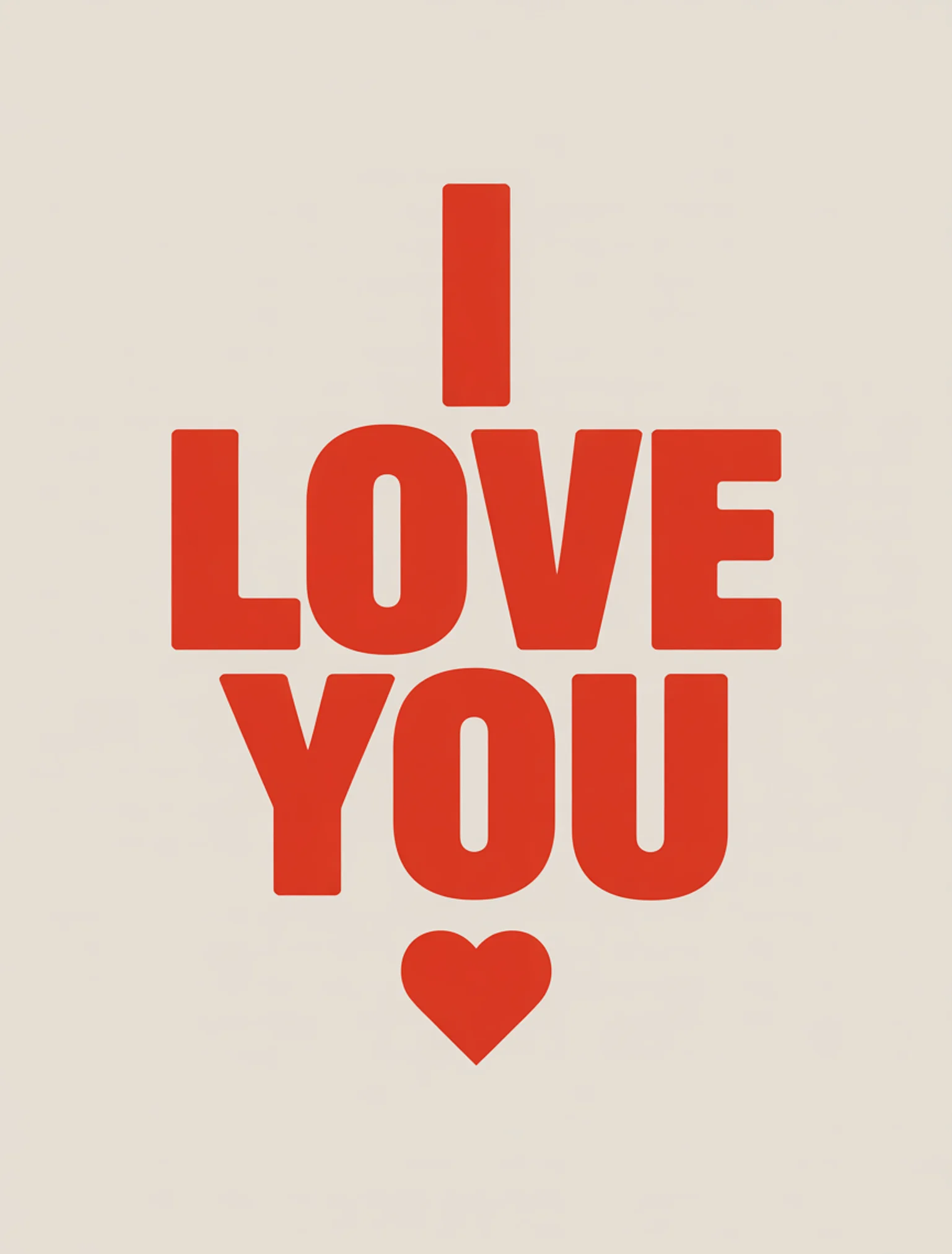 I Love You Minimal