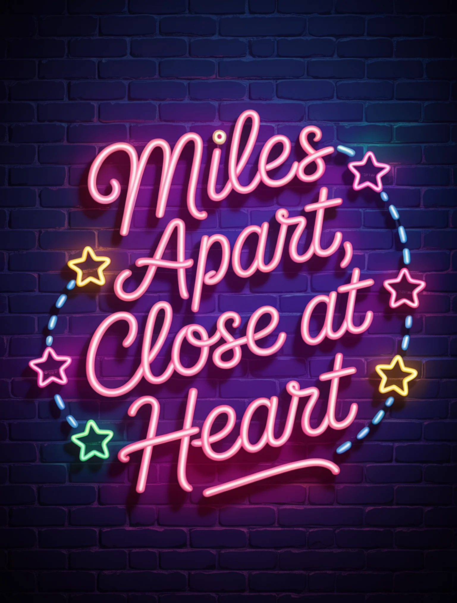 Miles Apart Neon