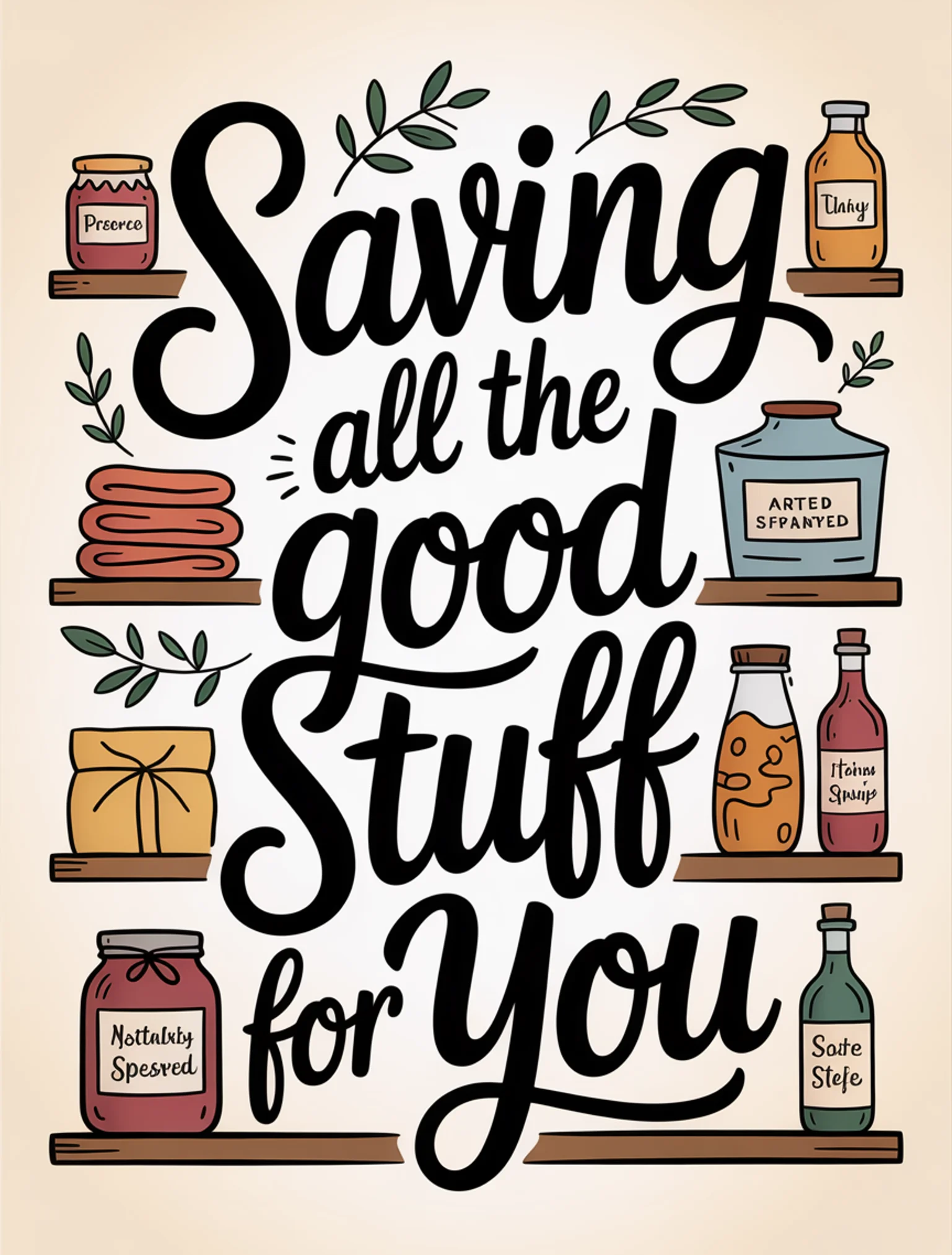 Saving the Good Stuff