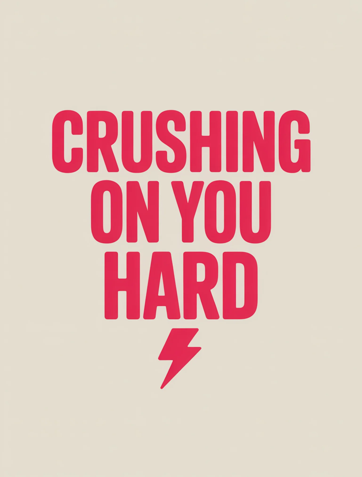 Crushing Hard Minimal