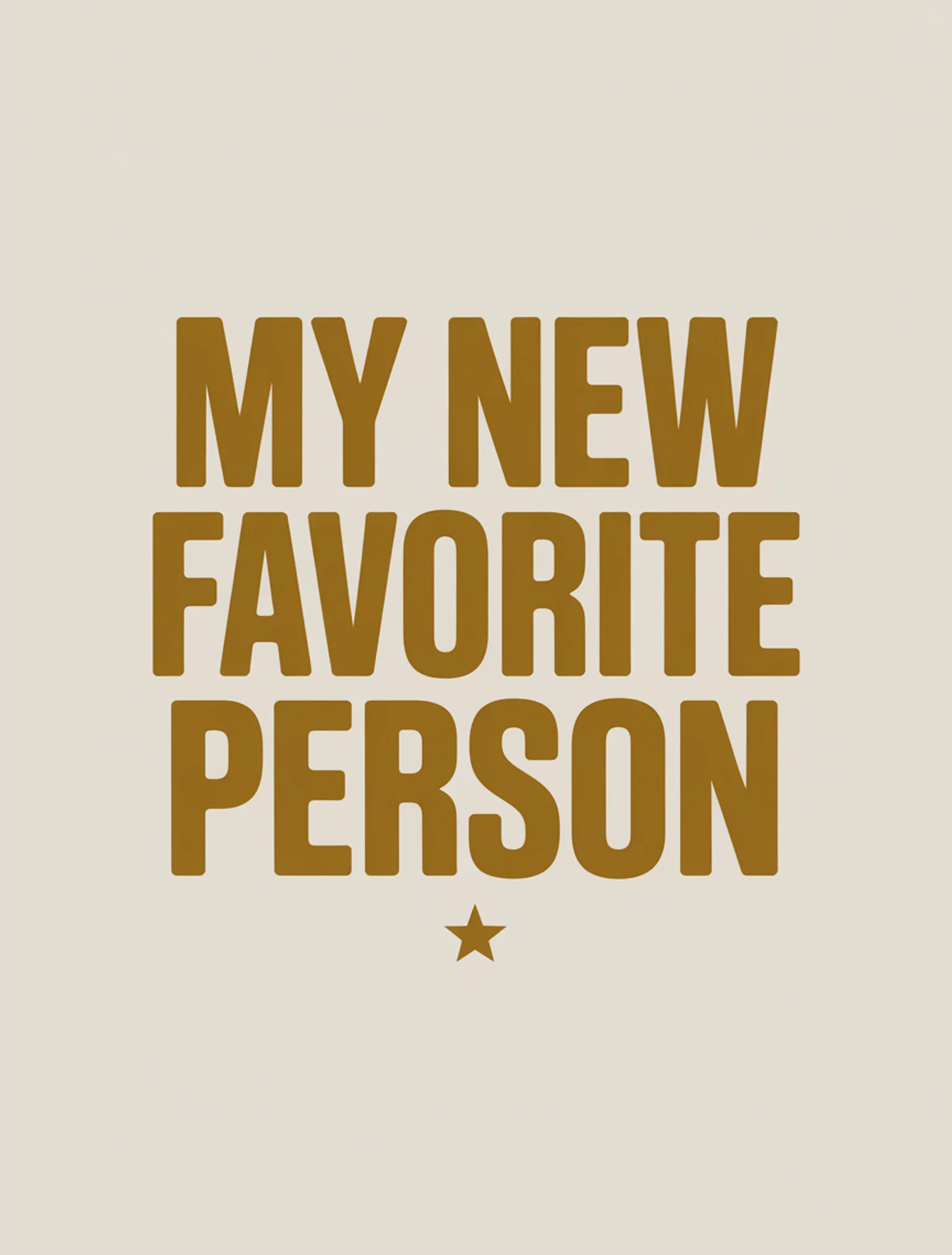 My New Favorite Minimal